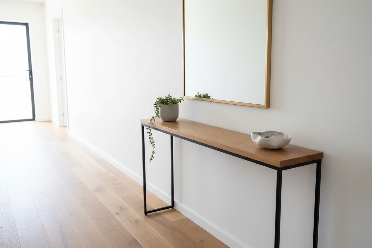 Tight Squeeze? How to Style a Thin Table for Your Hallway Without Blocking Traffic