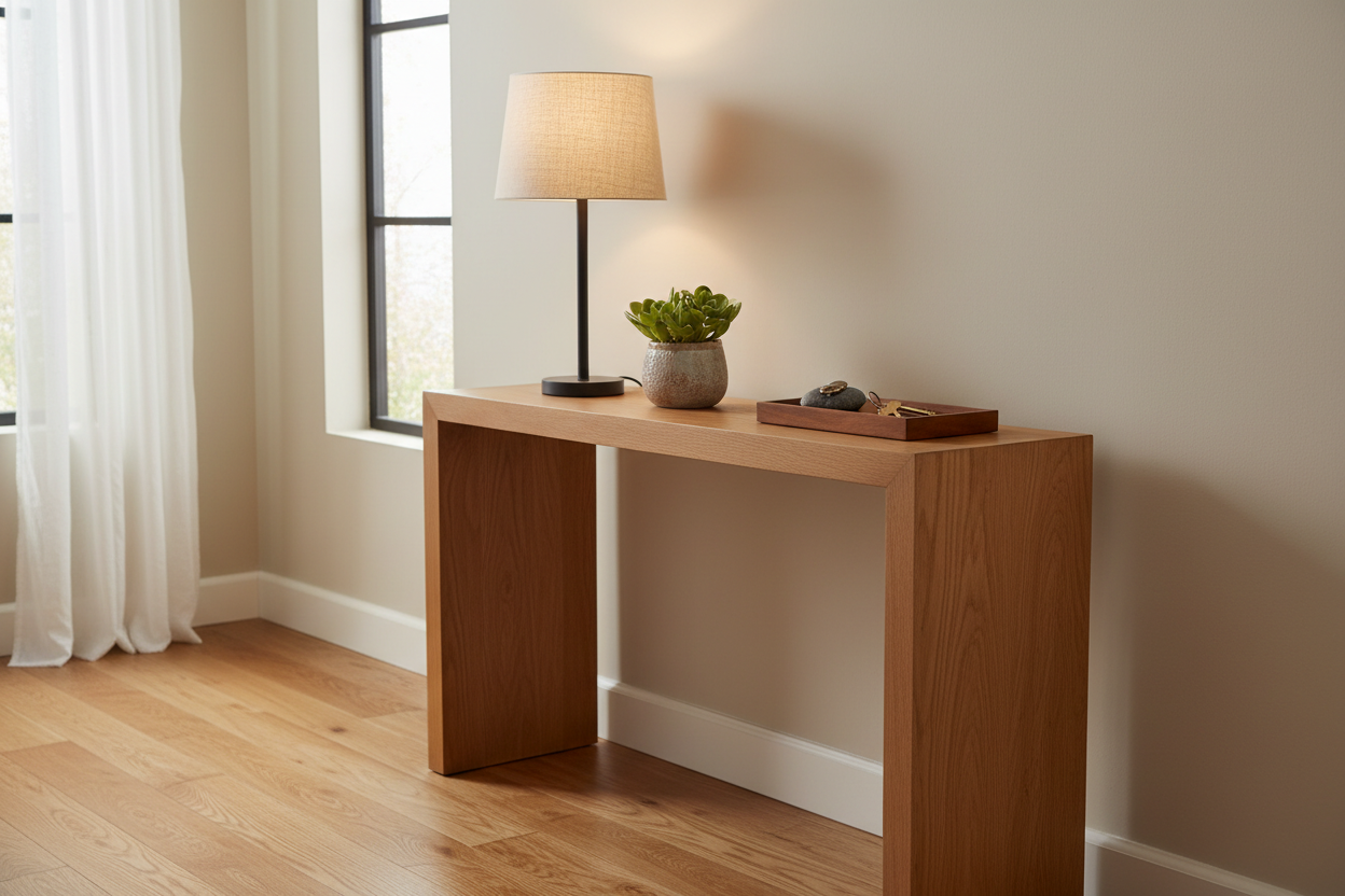 Tiny Hallways, Big Impact: How to Choose and Style a 24-Inch Console Table