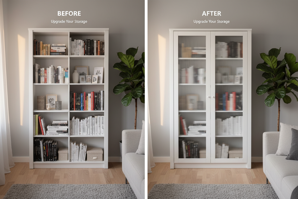 Upgrade Your Storage: How to Add Doors to an IKEA Billy Bookcase
