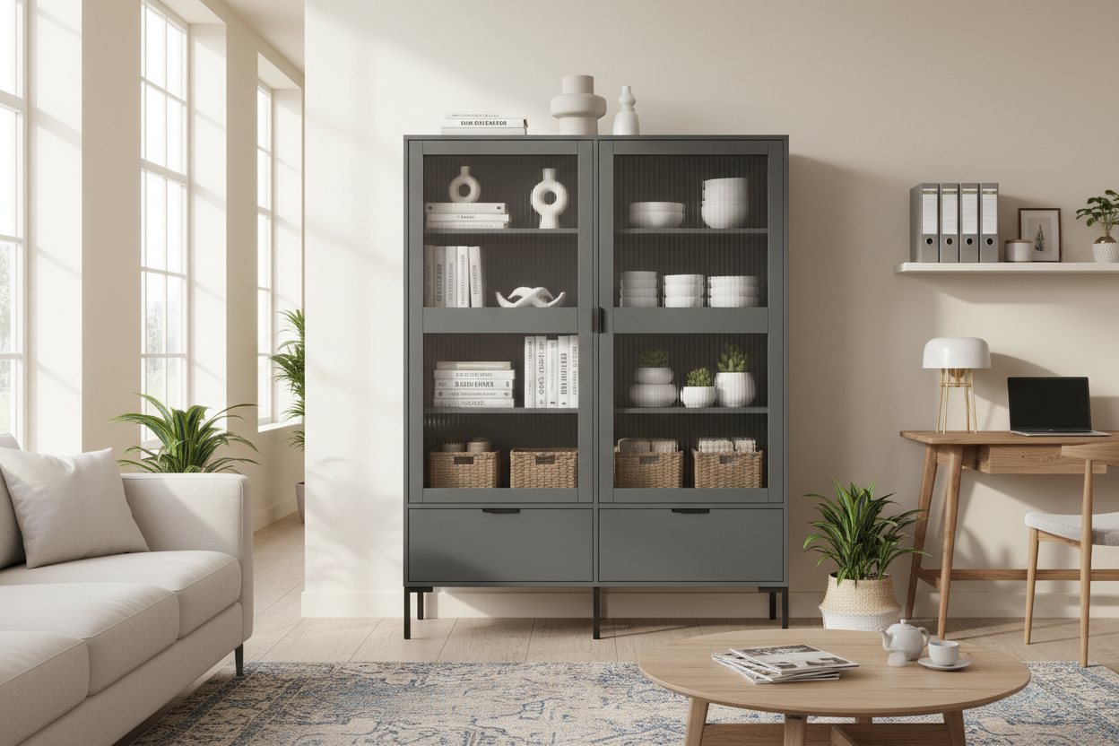Why a Gray Storage Cabinet Is the Unsung Hero of Home Organization