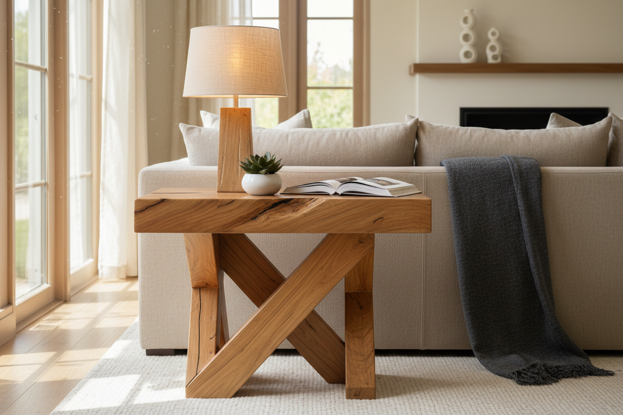 Why a Handmade End Table Can Elevate Your Living Space