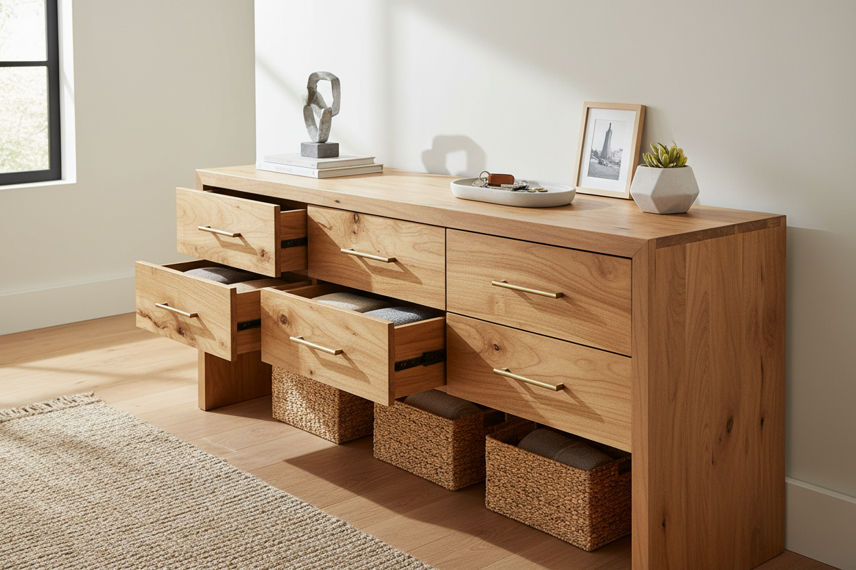 Tiny Hallway, Big Style: How to Choose the Perfect Storage Console for Tight Spaces