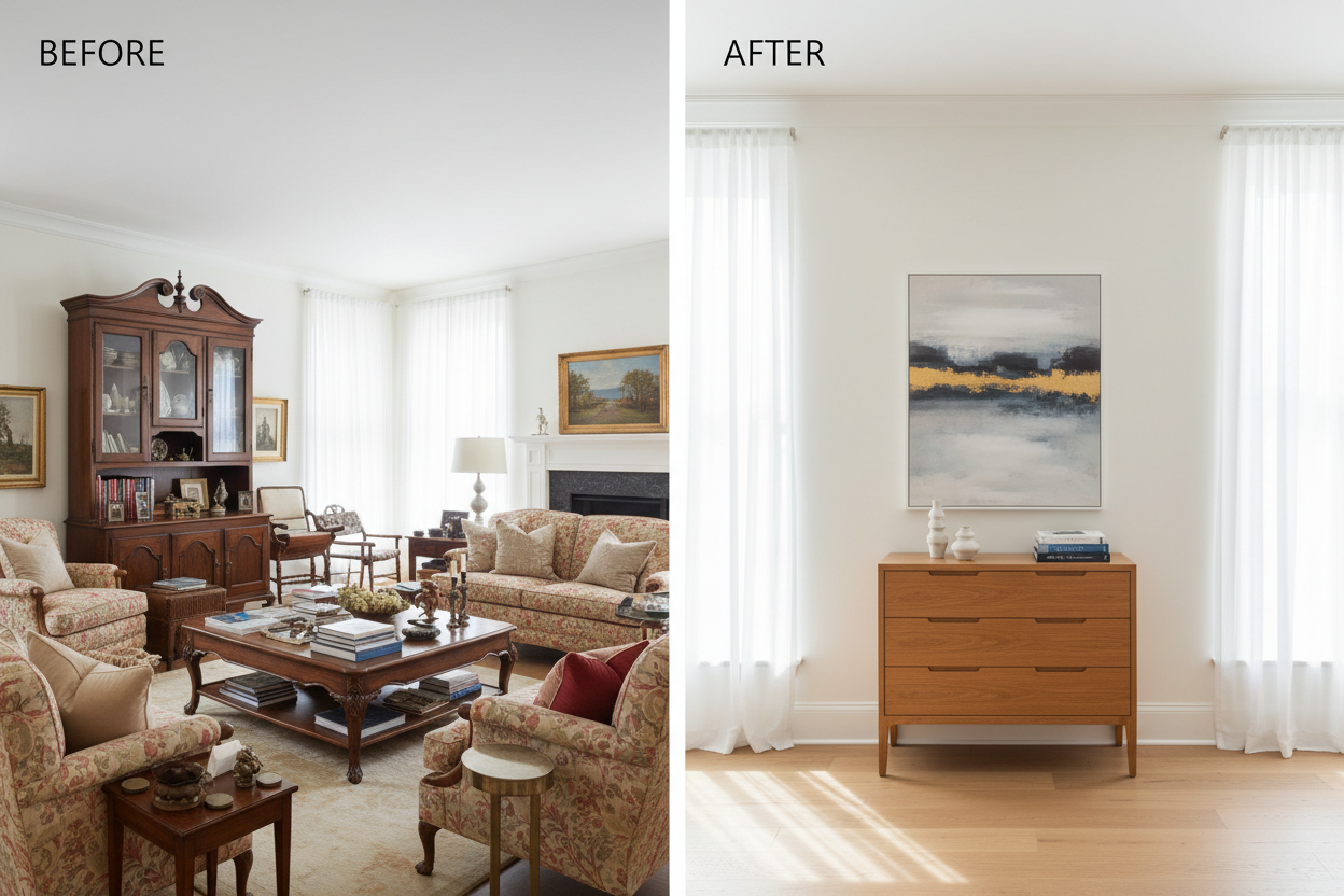 Why I Finally Ditched My Bulky Furniture for a Tall Skinny Table with Drawers