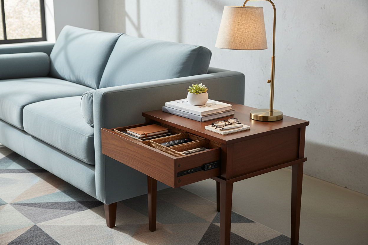 Why the Accent Table with Drawer Is the Unsung Hero of Organized Interiors