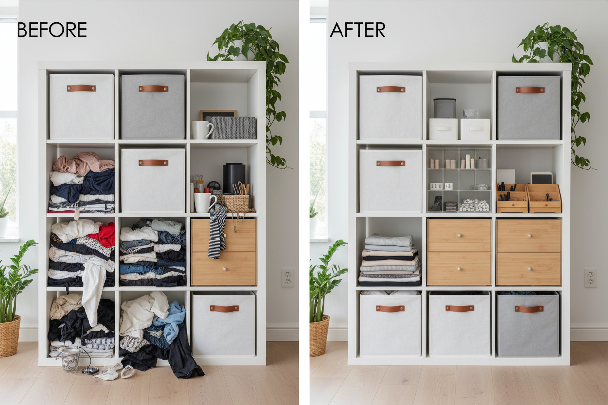 Why Your IKEA Shelves Are Still Messy (And The Inserts That Fix Them)