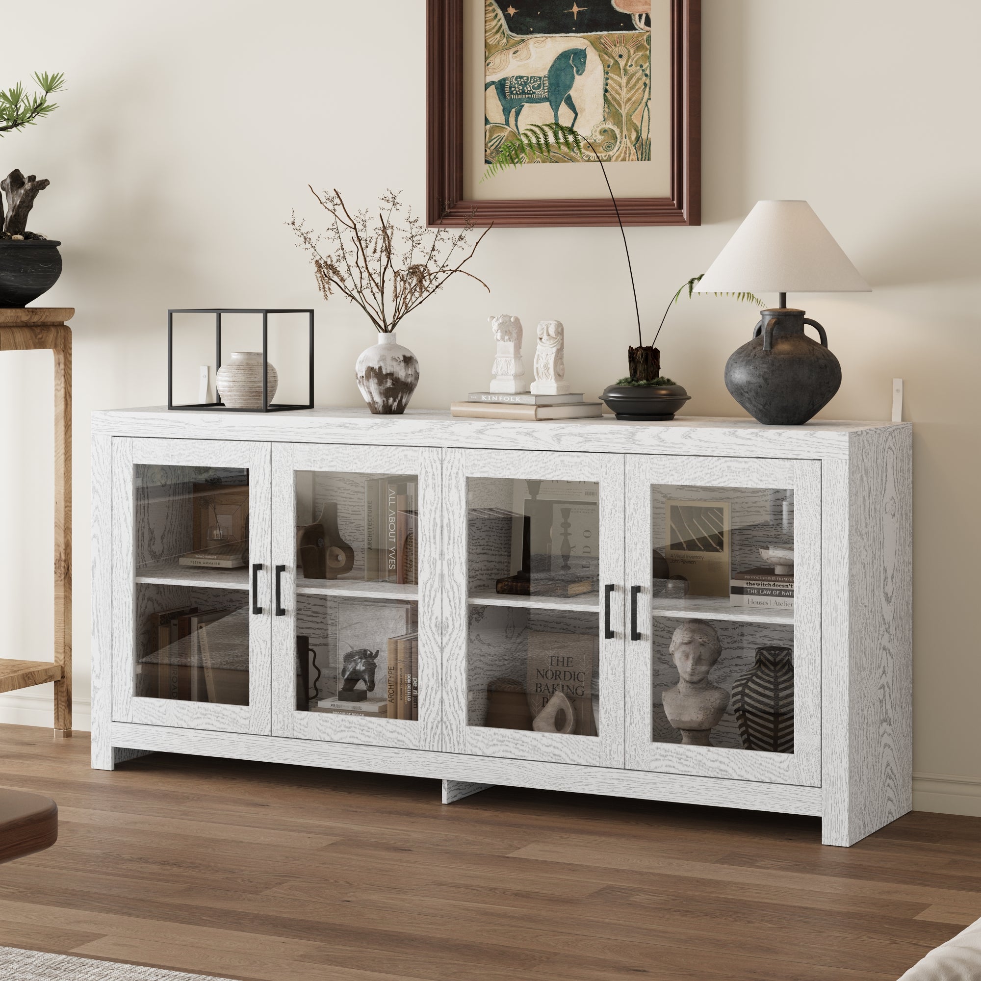 4-Door Sideboard With Strong Storage