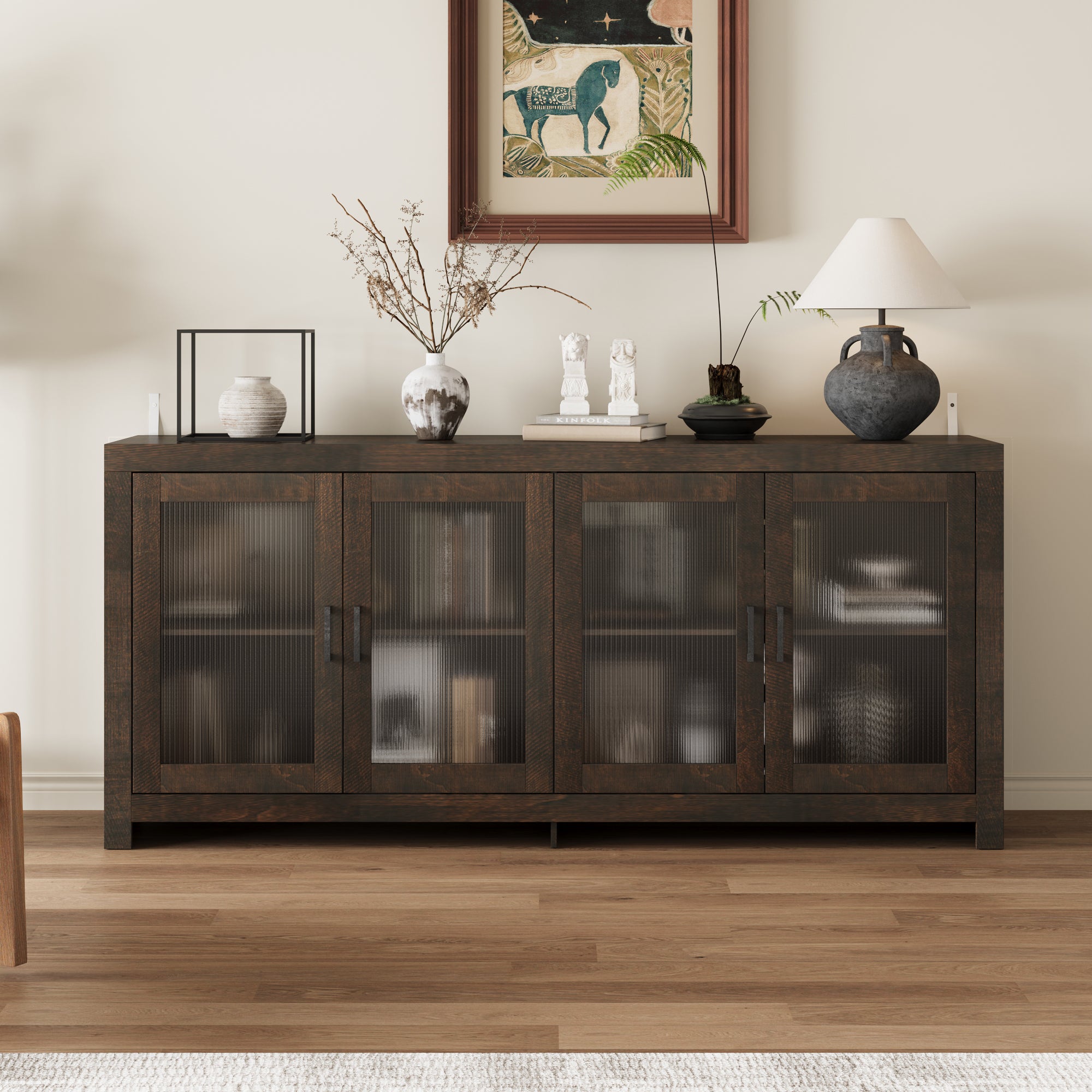 4-Door Sideboard With Strong Storage