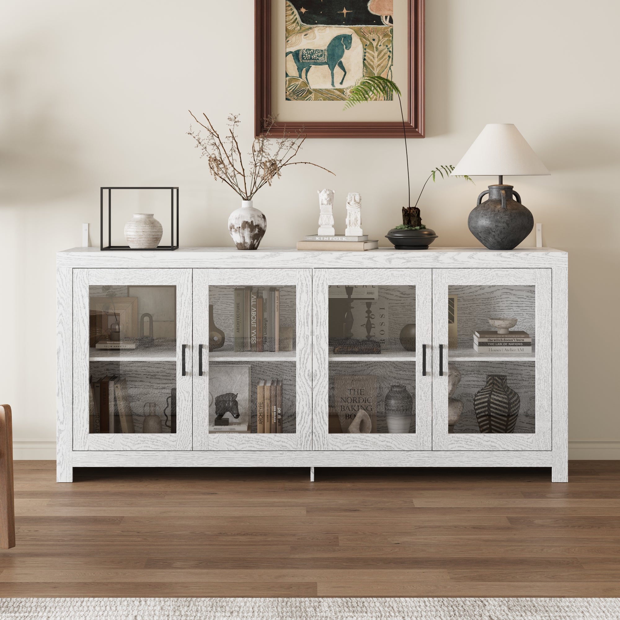 4-Door Sideboard With Strong Storage