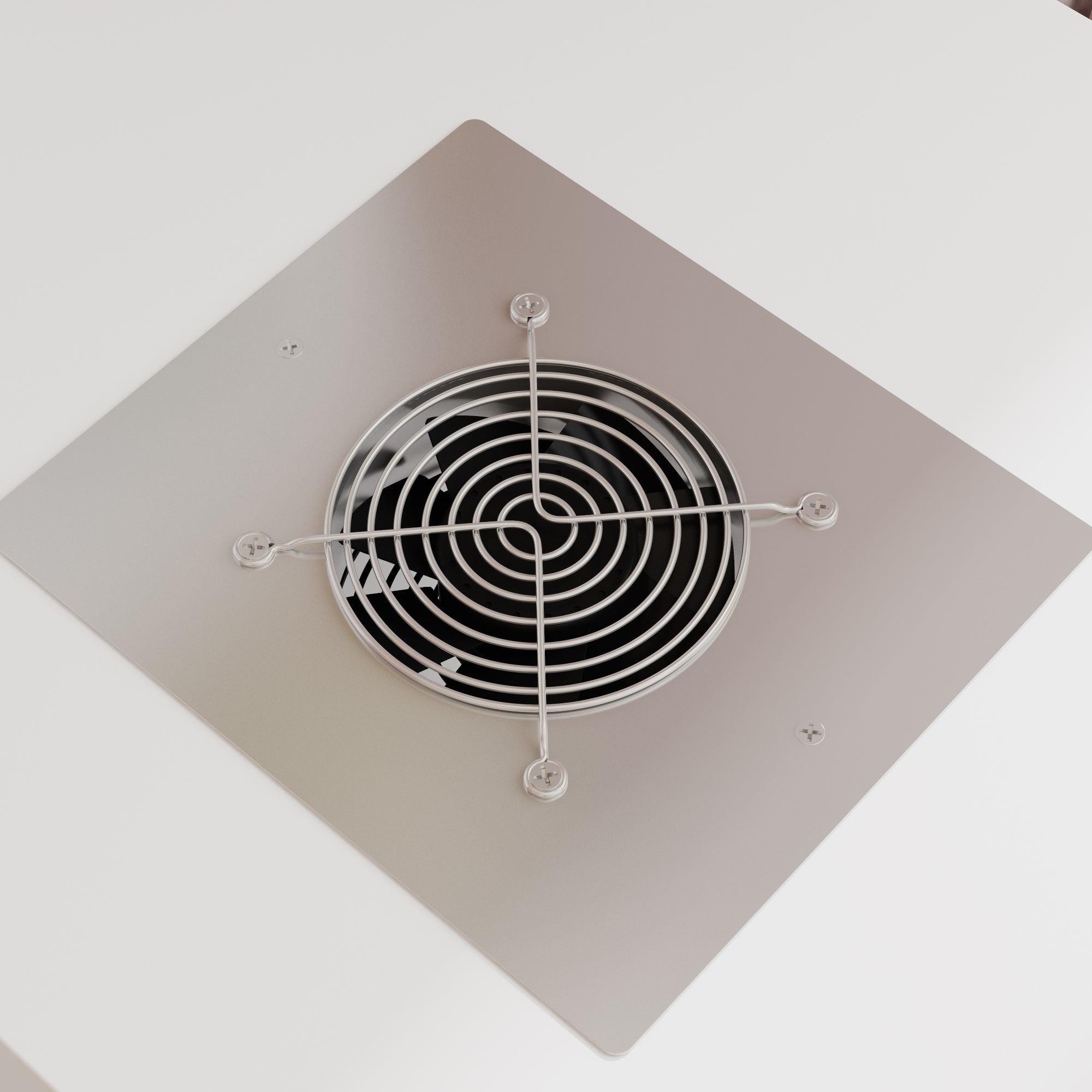 L-Shaped Manicure Nail Table Station With Electric Dust Collector