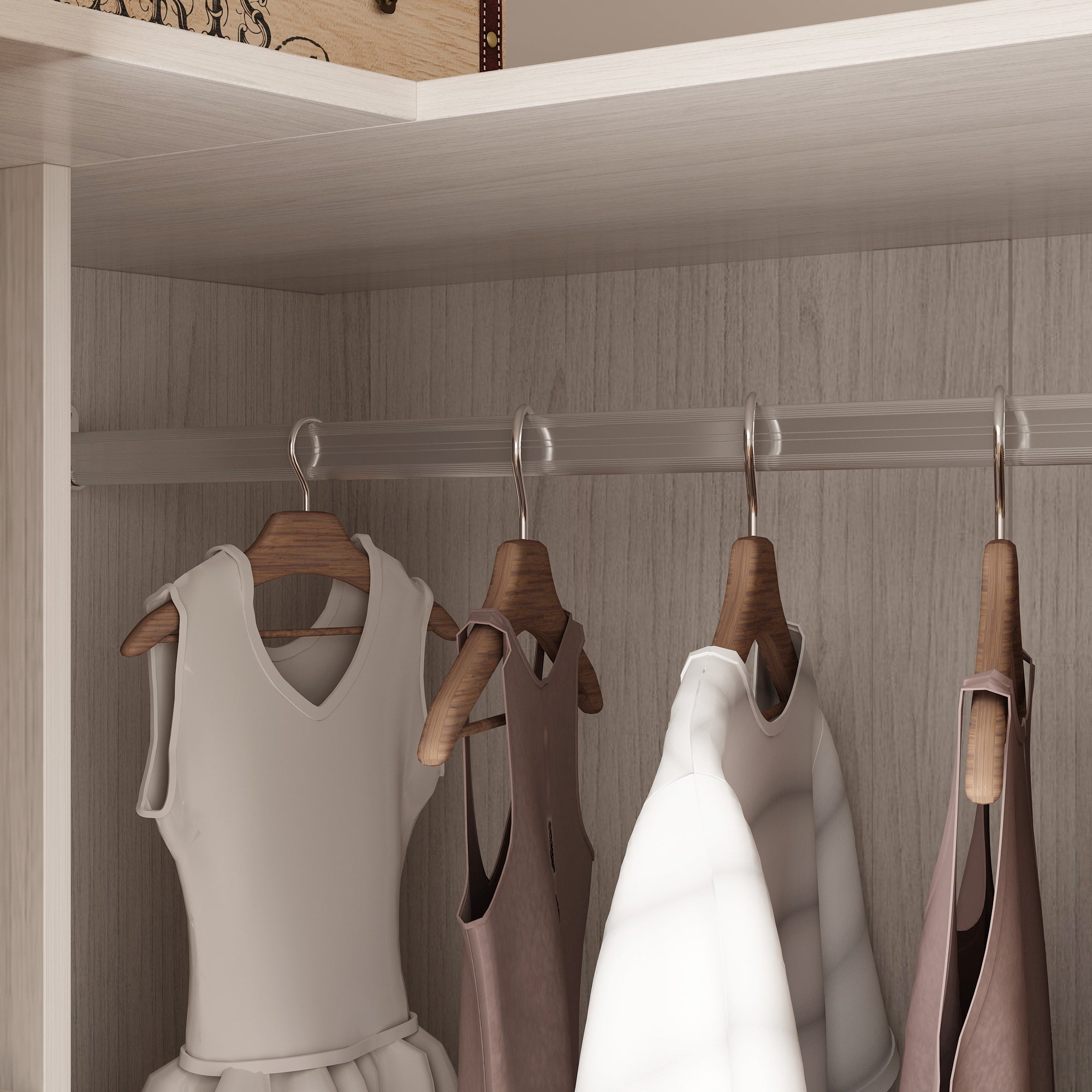 Solid + Manufactured Wood Armoire