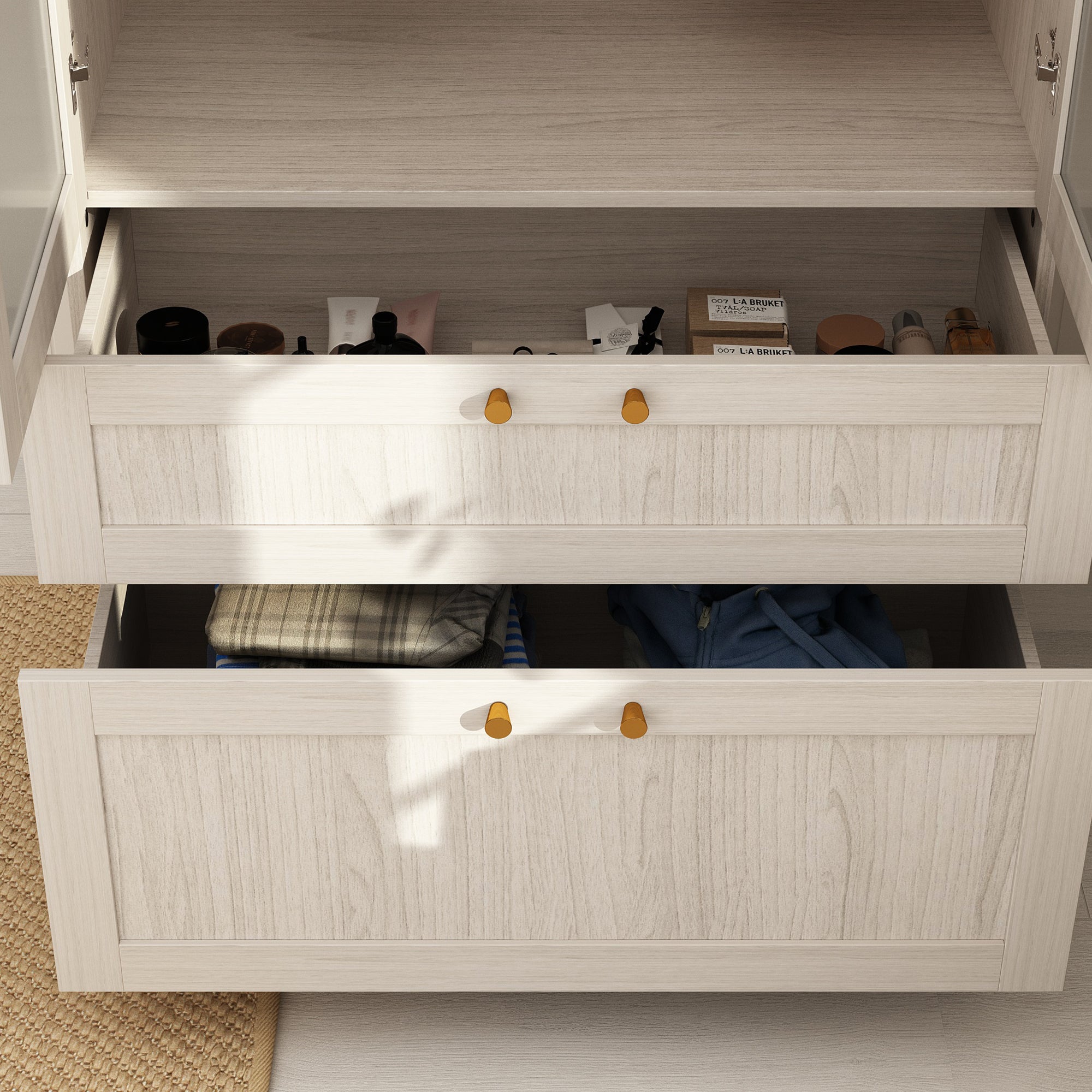 Solid + Manufactured Wood Armoire