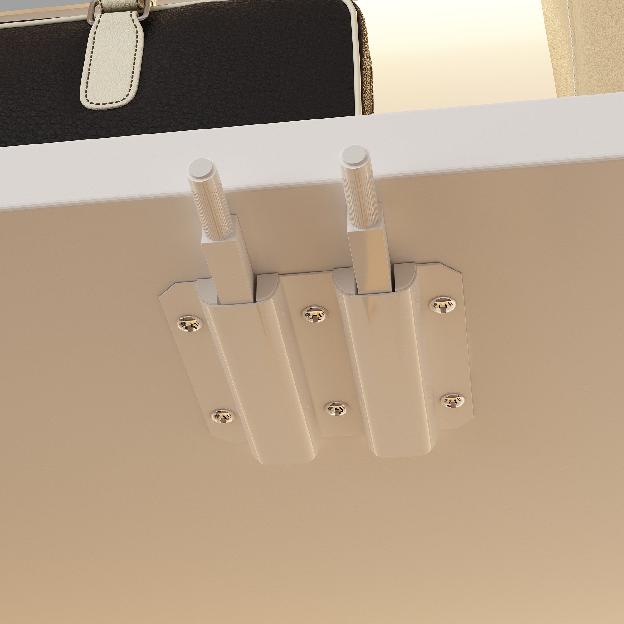 78.7'' H x 63'' W Bookcase with Glass Doors & 3-Color Changing Lights