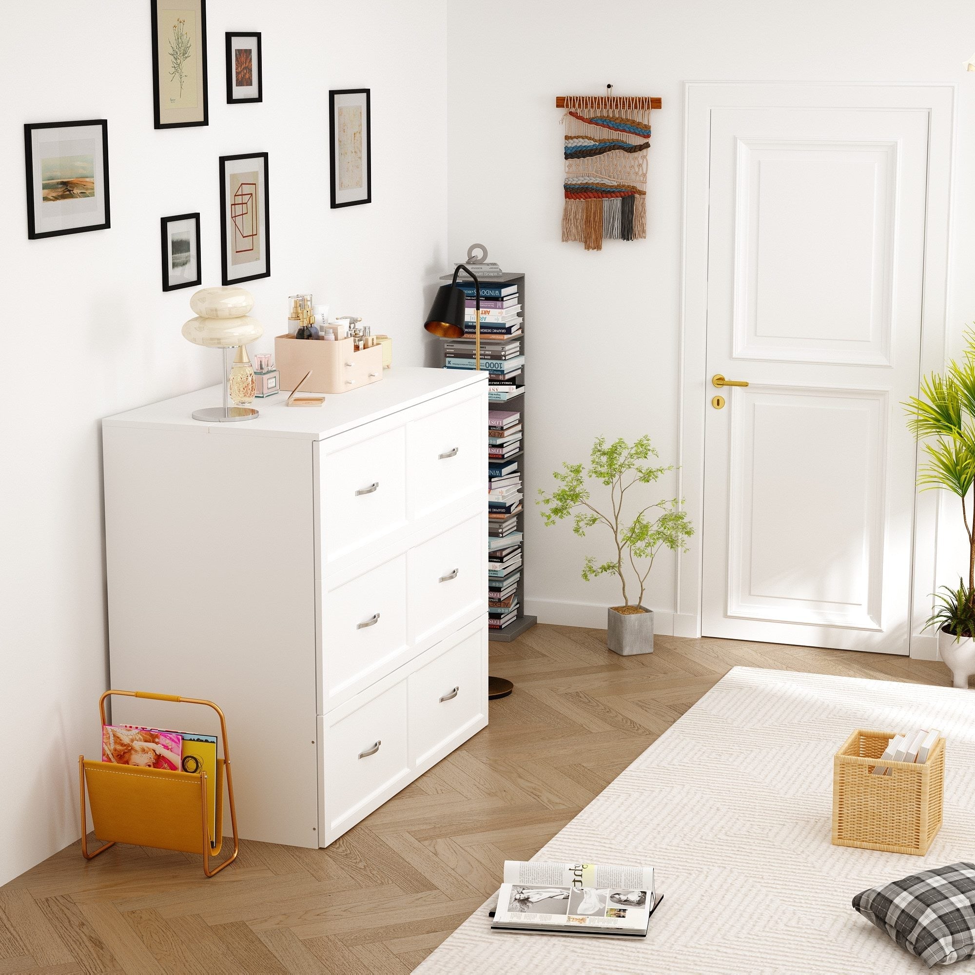 Fold Out Murphy Bed With Power Outlets