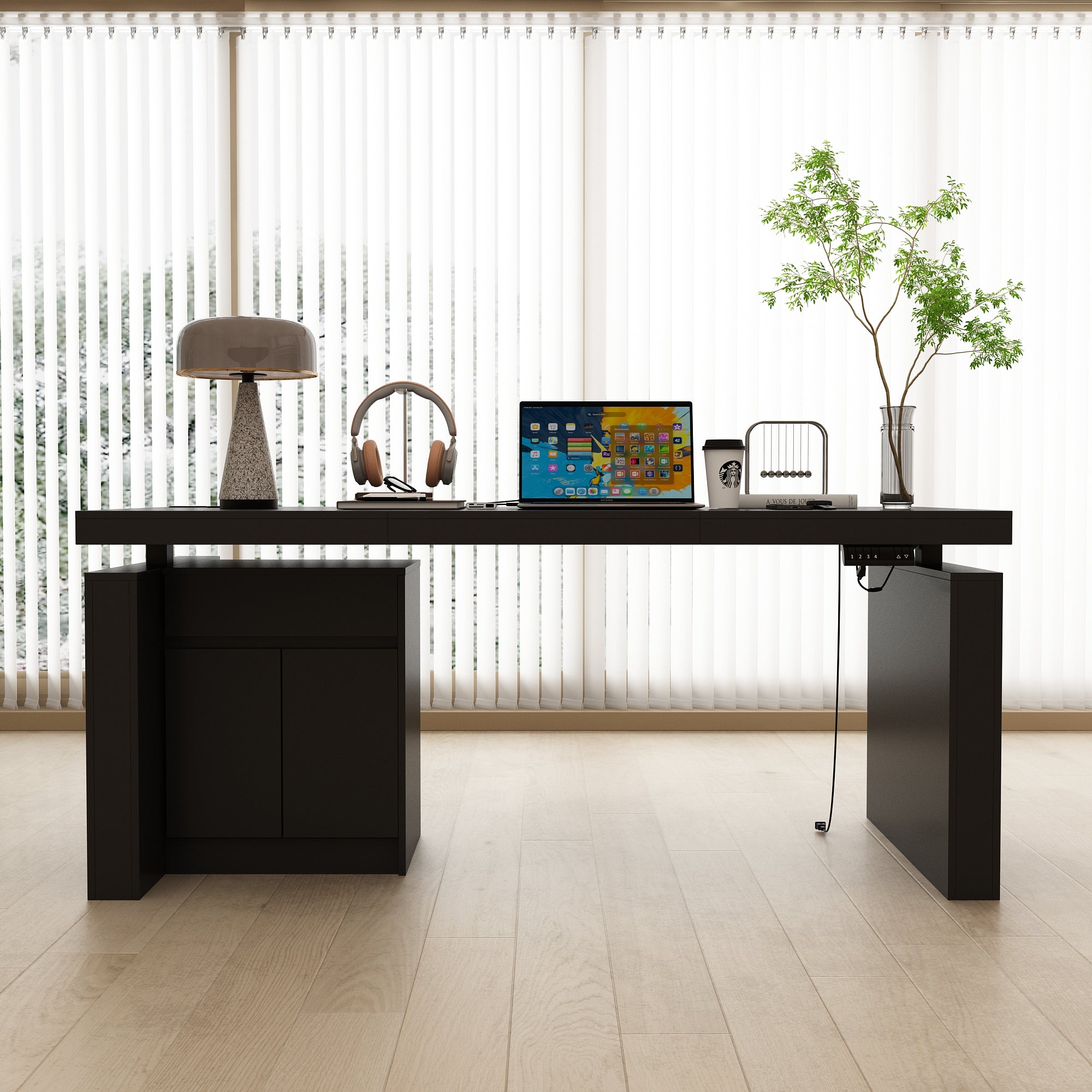 71'' W Height Adjustable Standing Desk