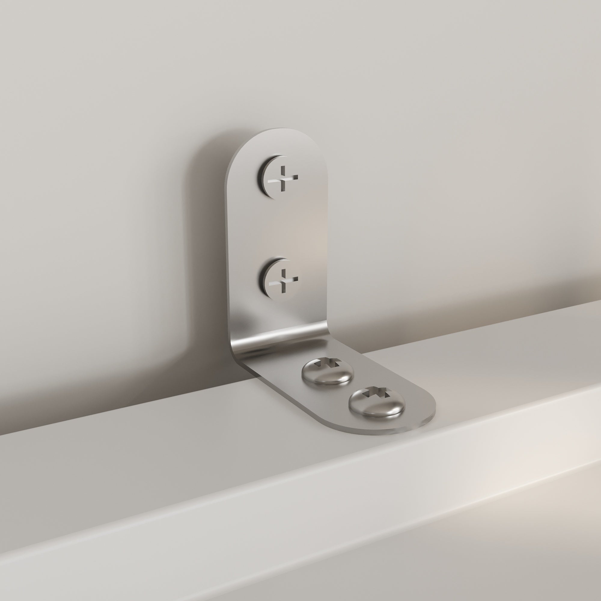 Elegant White Storage Cabinet With Adjustable Lighting