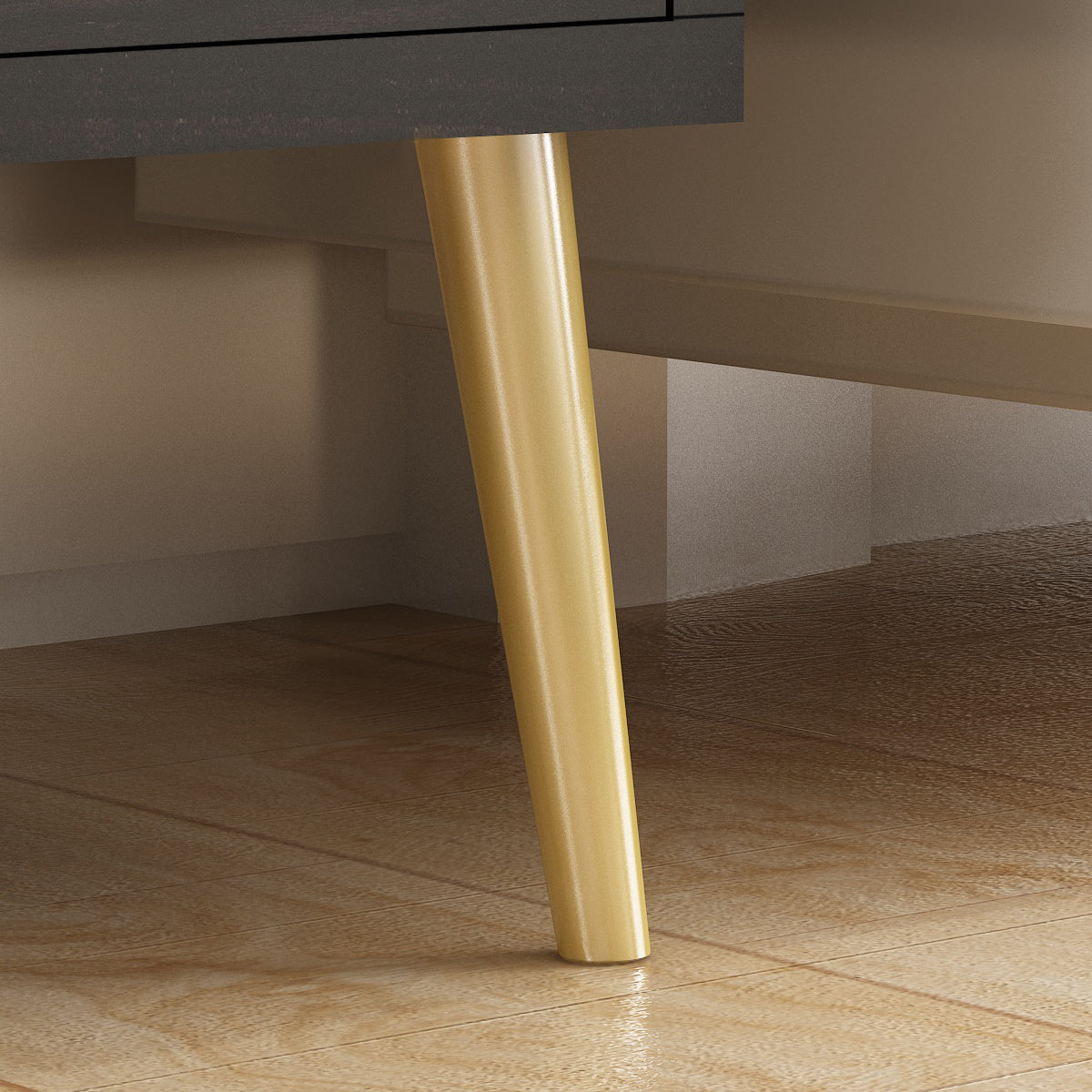 Contemporary Chest Cabinet Versatile Dresser with 5 Large Storage Space Drawers