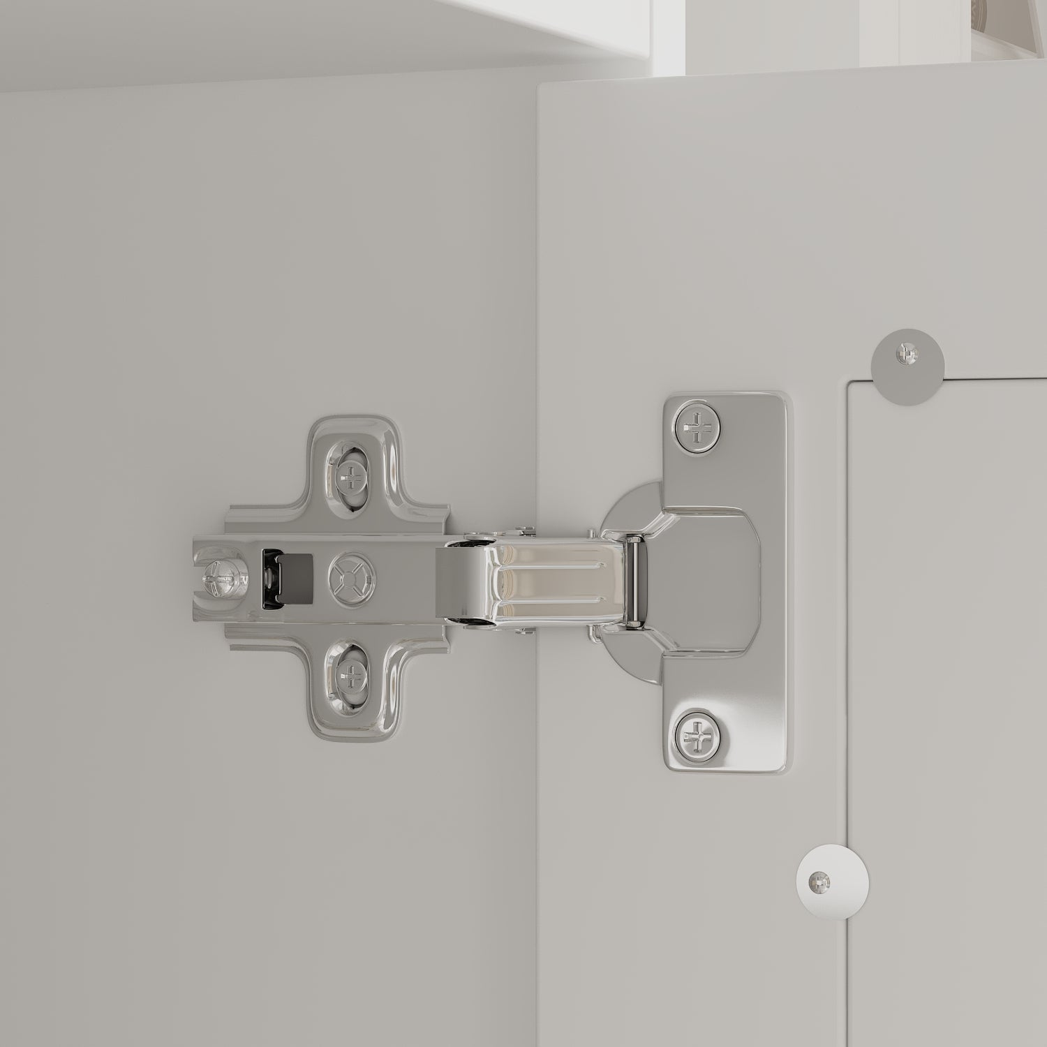 55.1'' Wide 3 Drawer Mirrored Door Sideboard