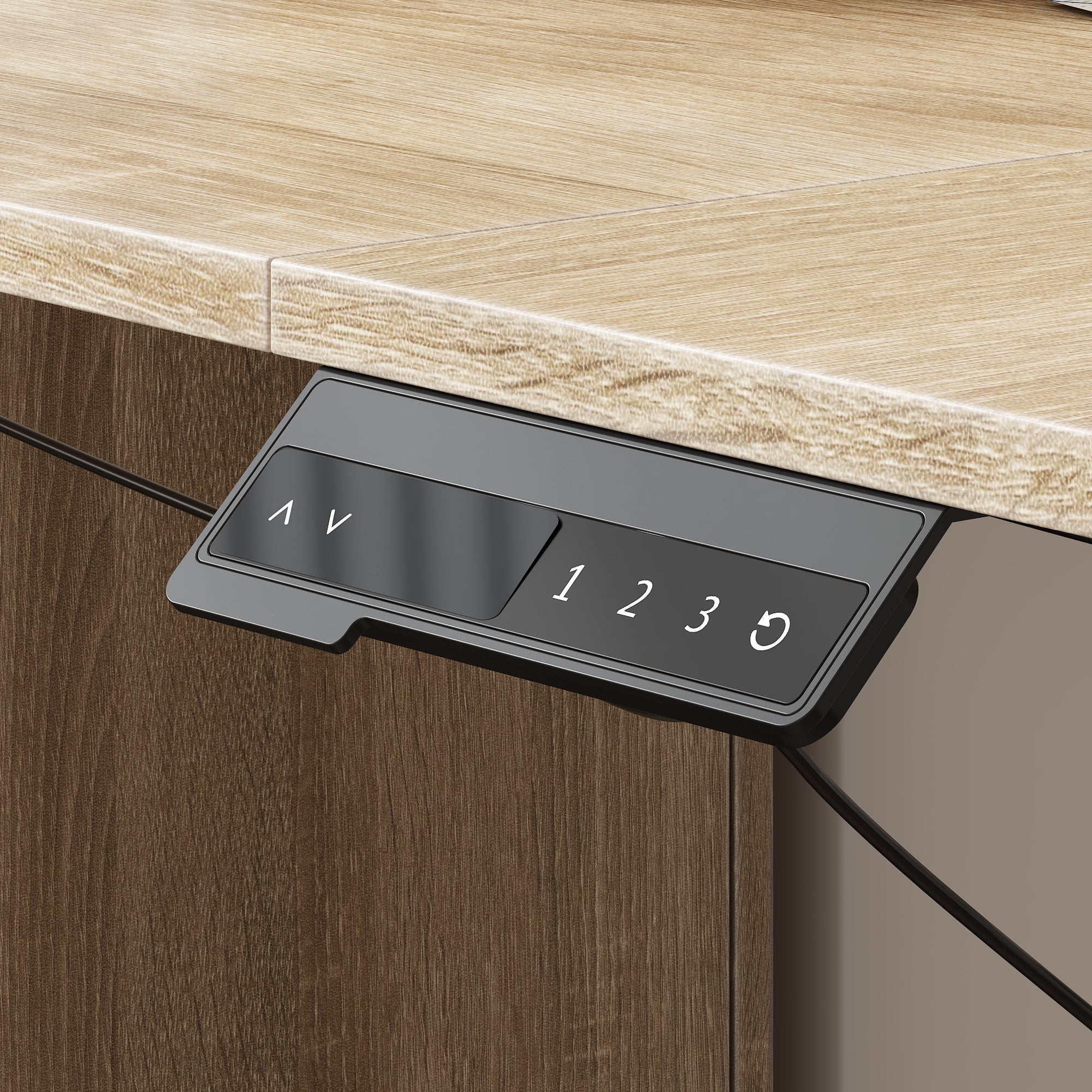 Super-Sized Standing Desk with Electric Lift - 63"x31.5"PC Desktop