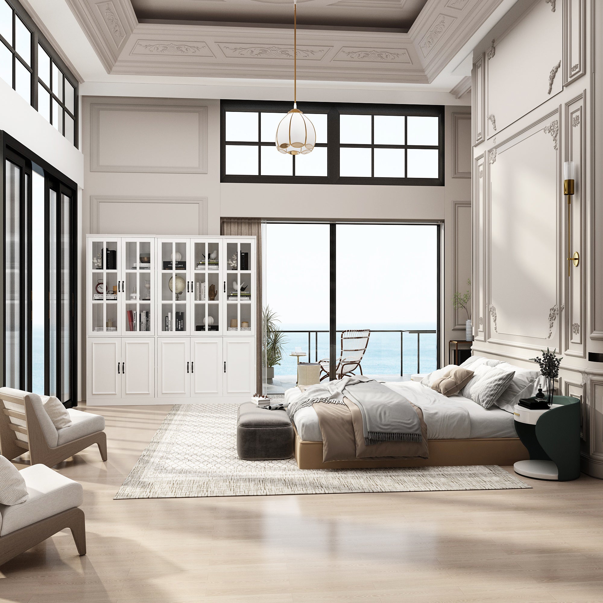 78.7'' Wide 15 - Shelf Storage Cabinet