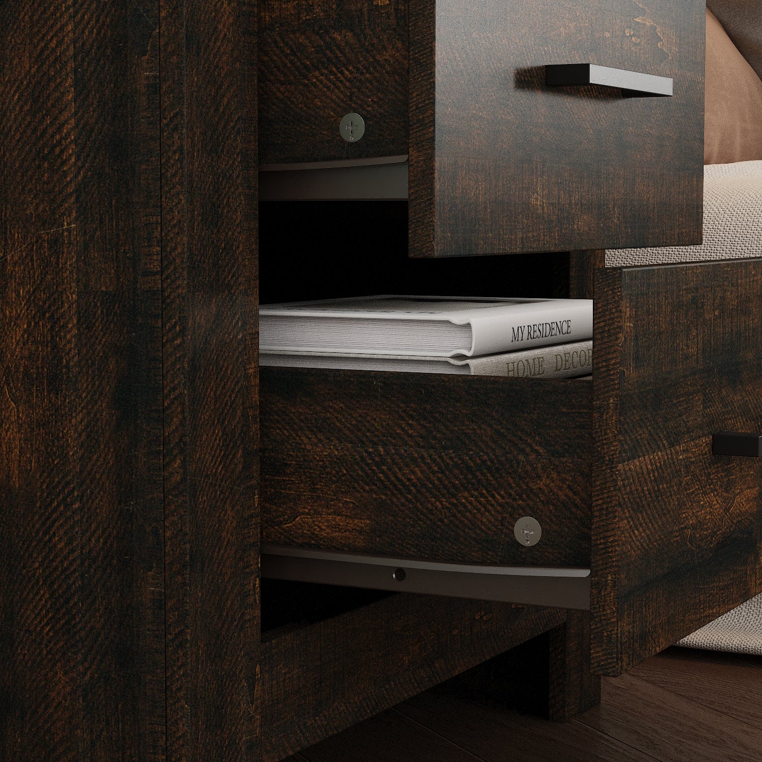 19.7'' H 2-Drawer End Table