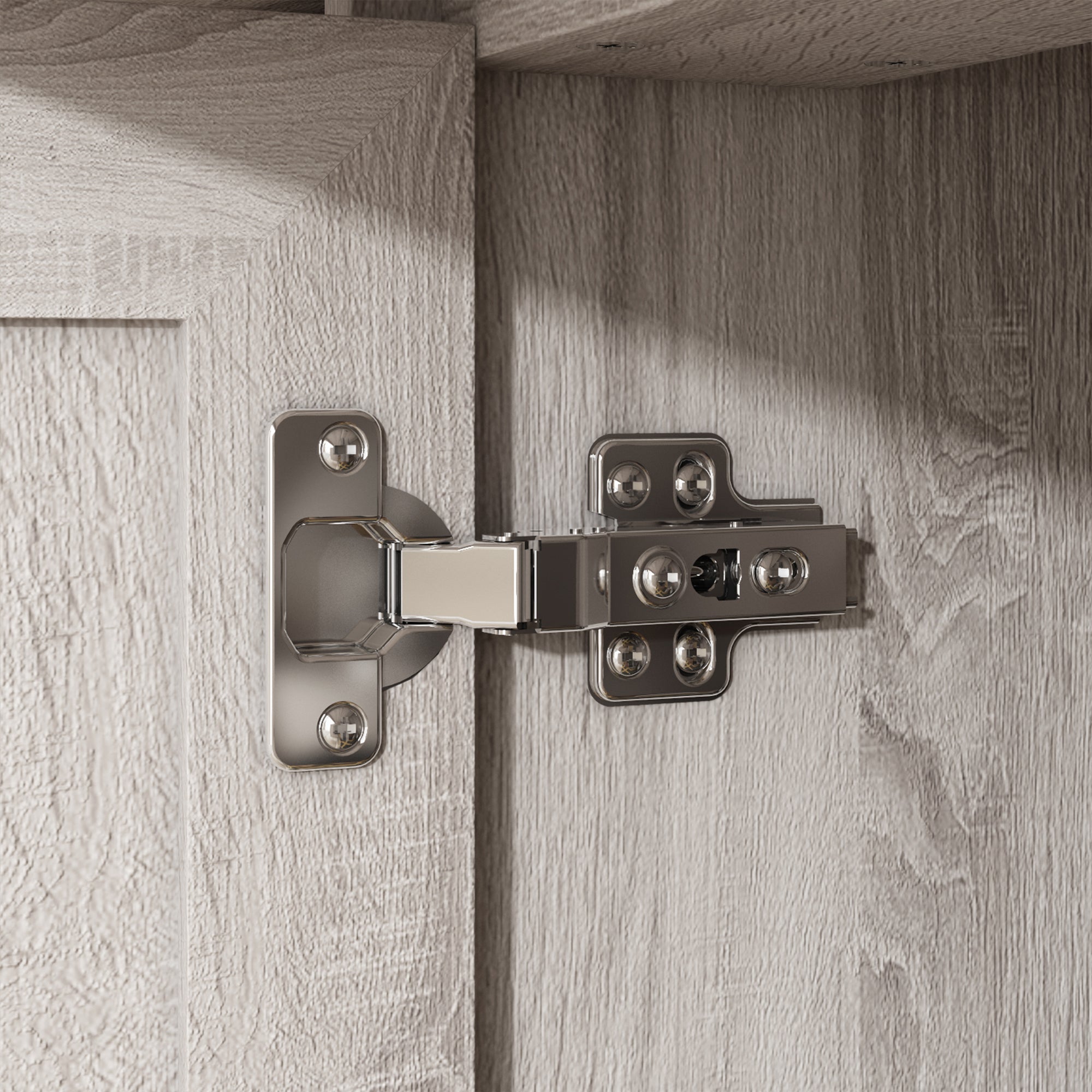 63'' Sideboard With 3 Drawer 4 Door