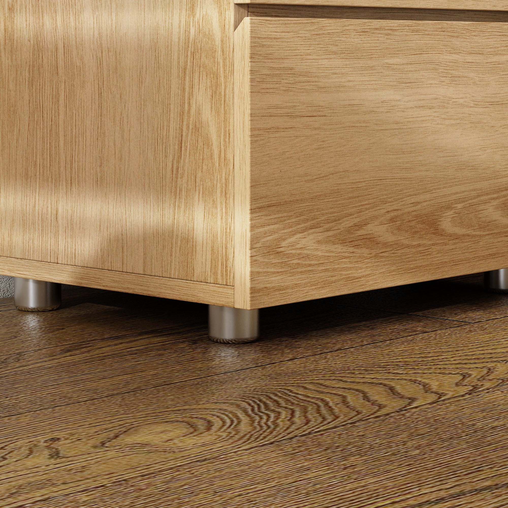 2-Drawer Chest Dresser Sideboard Night Table in Bedroom