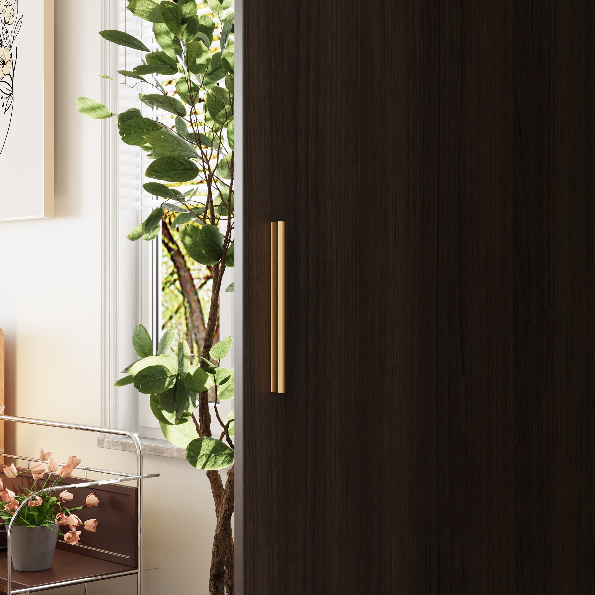 Corner Wardrobe With 2 Doors And 2 Drawers