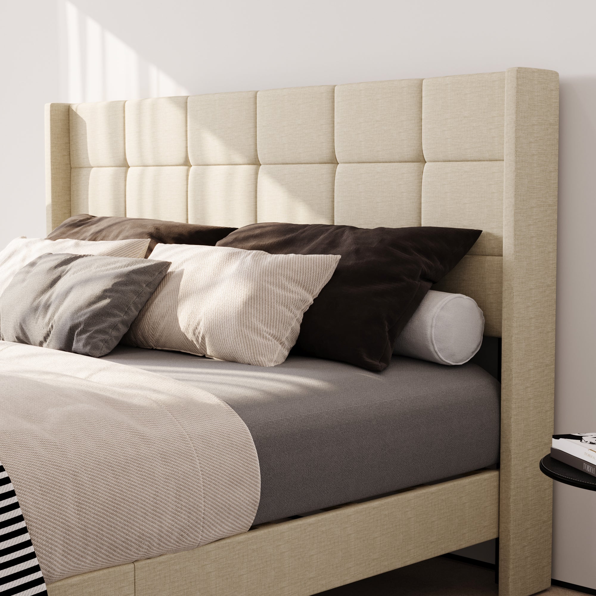 Low Profile Platform Bed With Modern Design