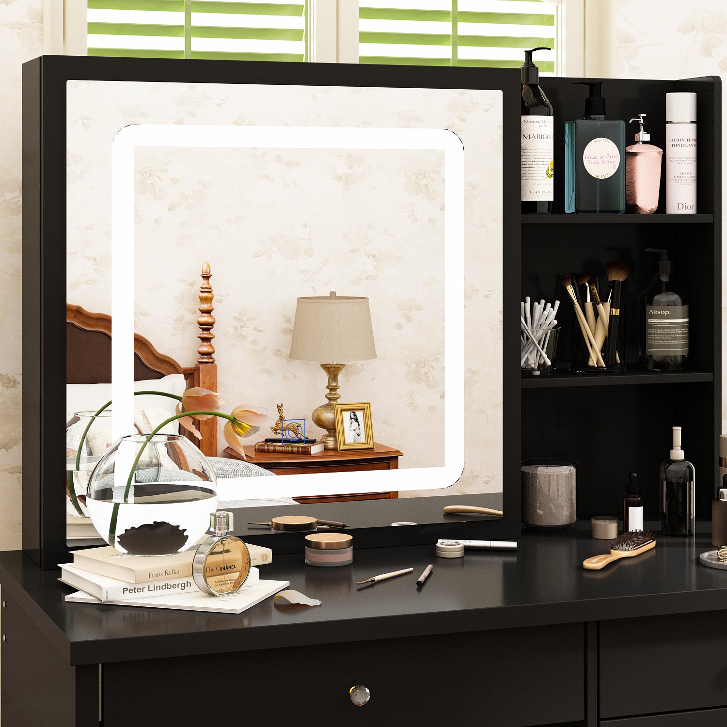 #Style_LED Light Sliding MirrorMirror