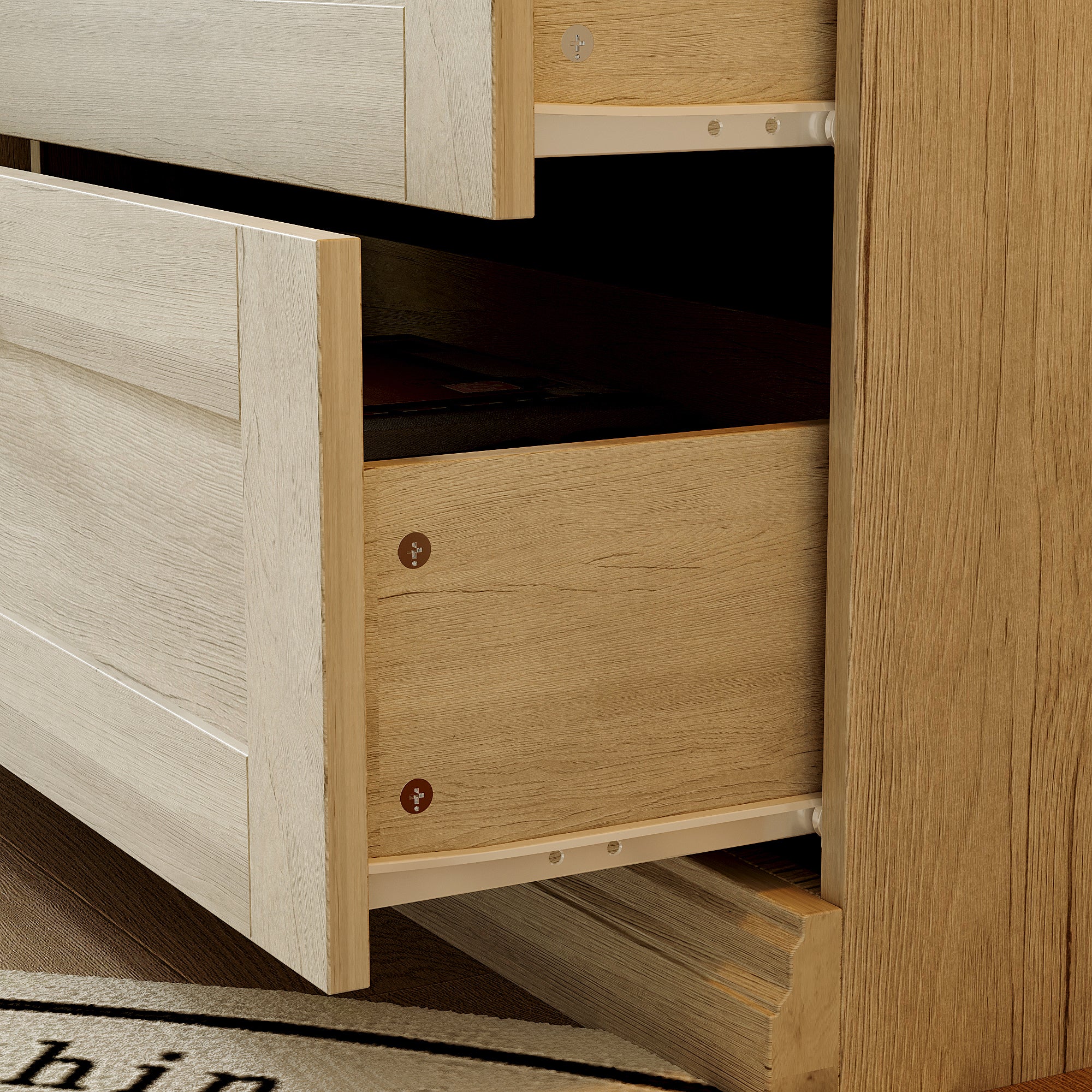 80'' H X 47'' W Bookcase Display Cabinet With Glass Doors