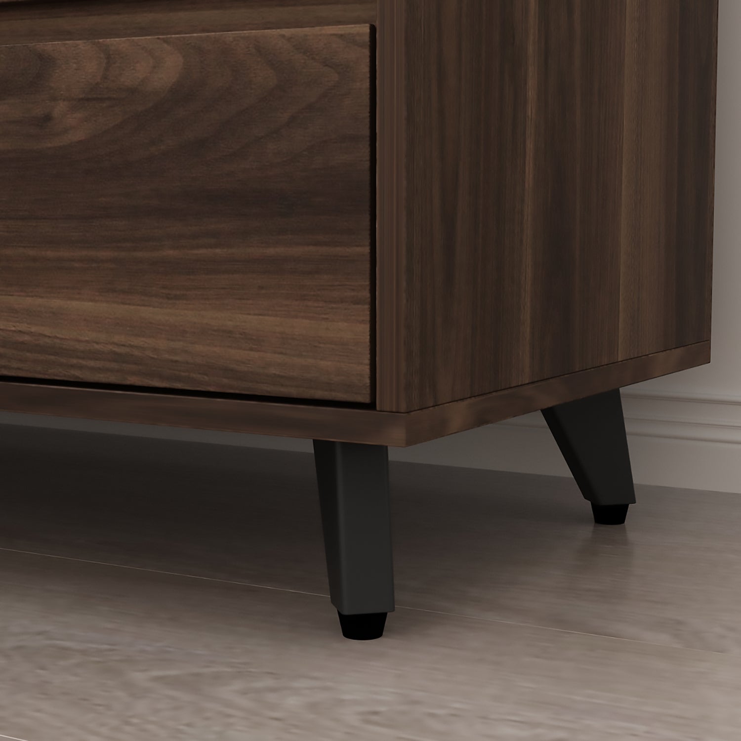 Storage Sideboard Cabinet Cupboard with Drawers and Glass Doors for Kitchen Organization