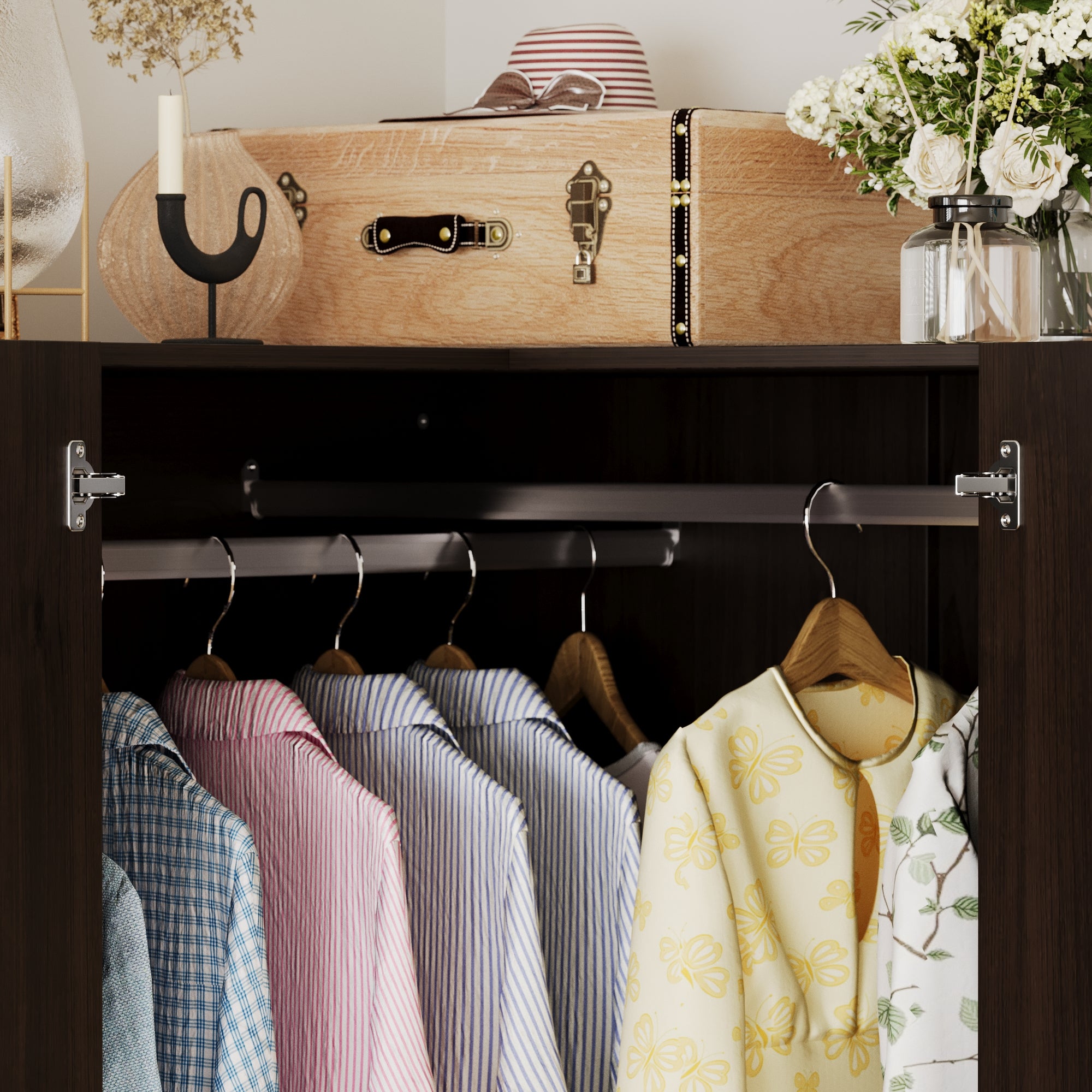 Corner Wardrobe With 2 Doors And 2 Drawers