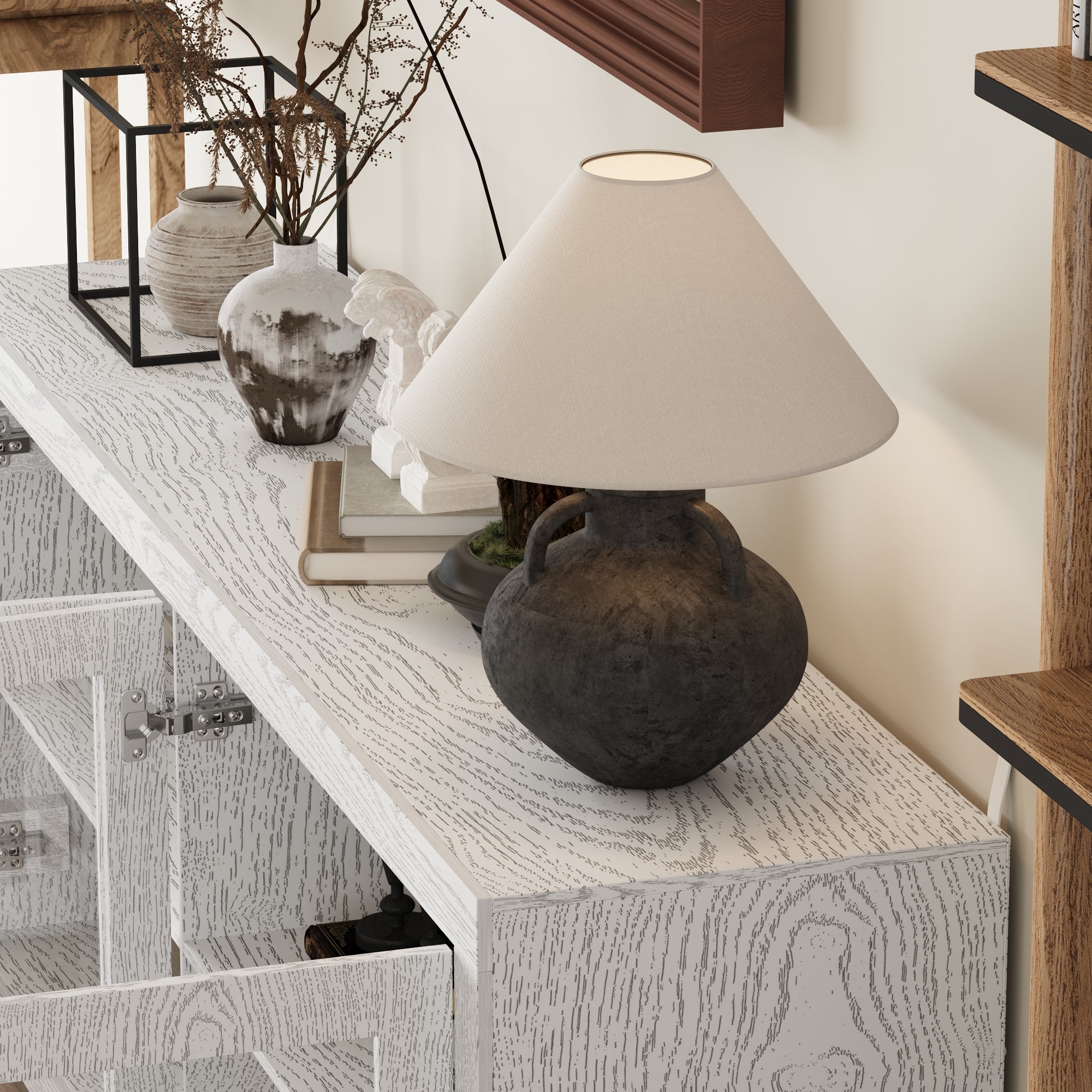 4-Door Sideboard With Strong Storage