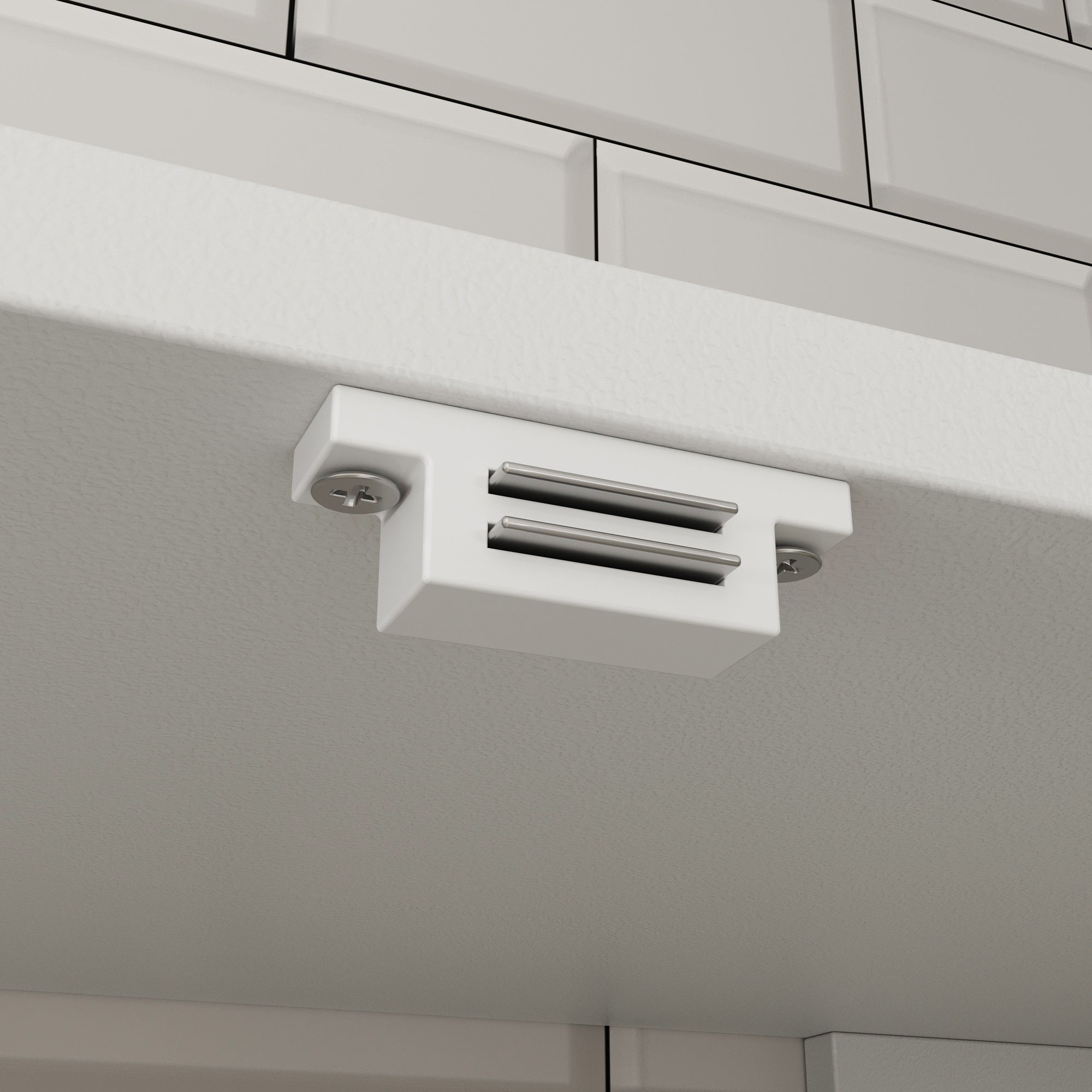 40 inch Modern White Kitchen Pantry Cabinet with Upper & Lower Cabinets