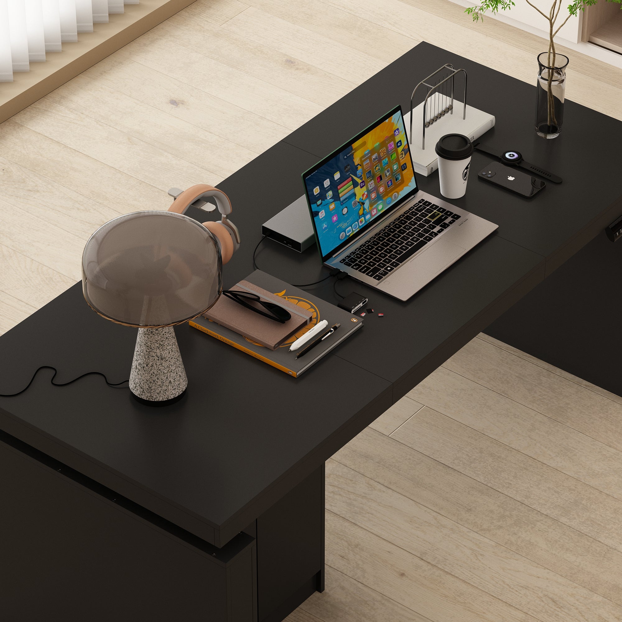 71'' W Height Adjustable Standing Desk