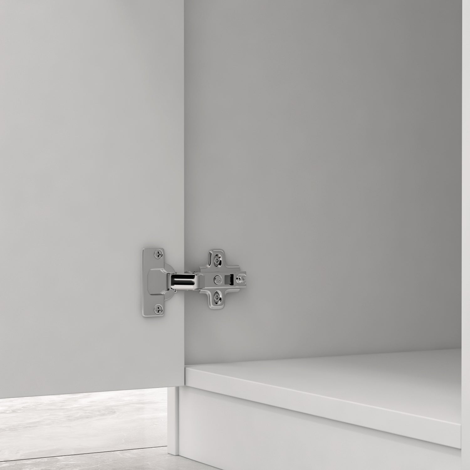 Reception Desk Front Counter Desk with Lockable Drawer & Bookshelf