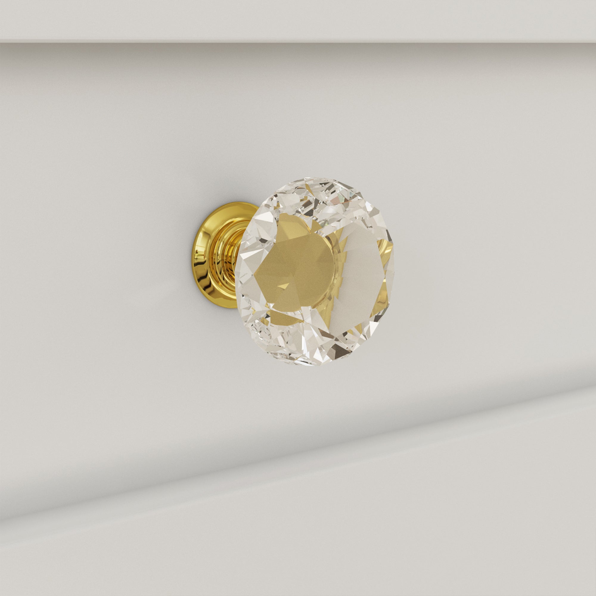 White Dresser and Vanity Versatile Storage Solution Crystal Desk