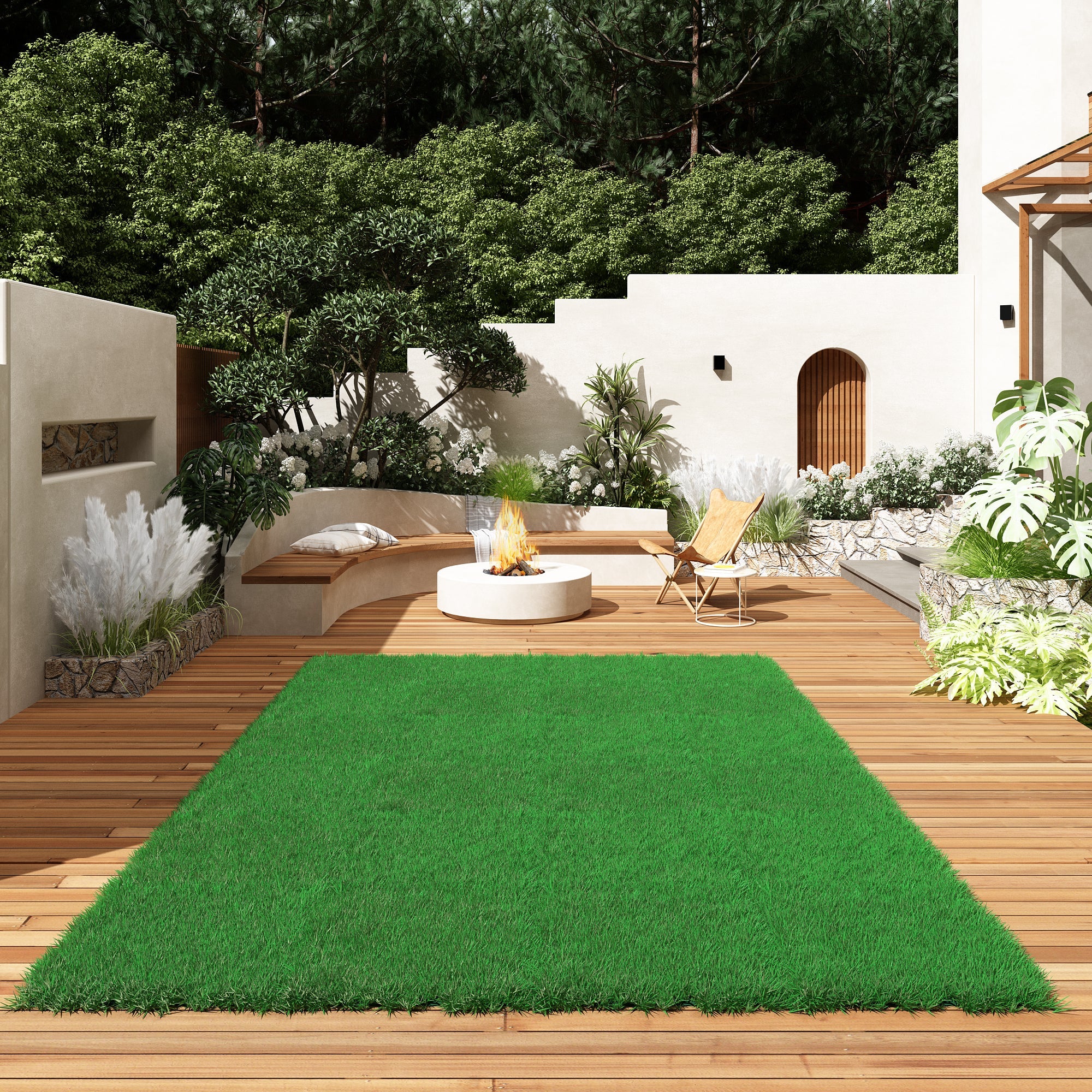 120" x 79.2" Artificial Grass Turf Panels