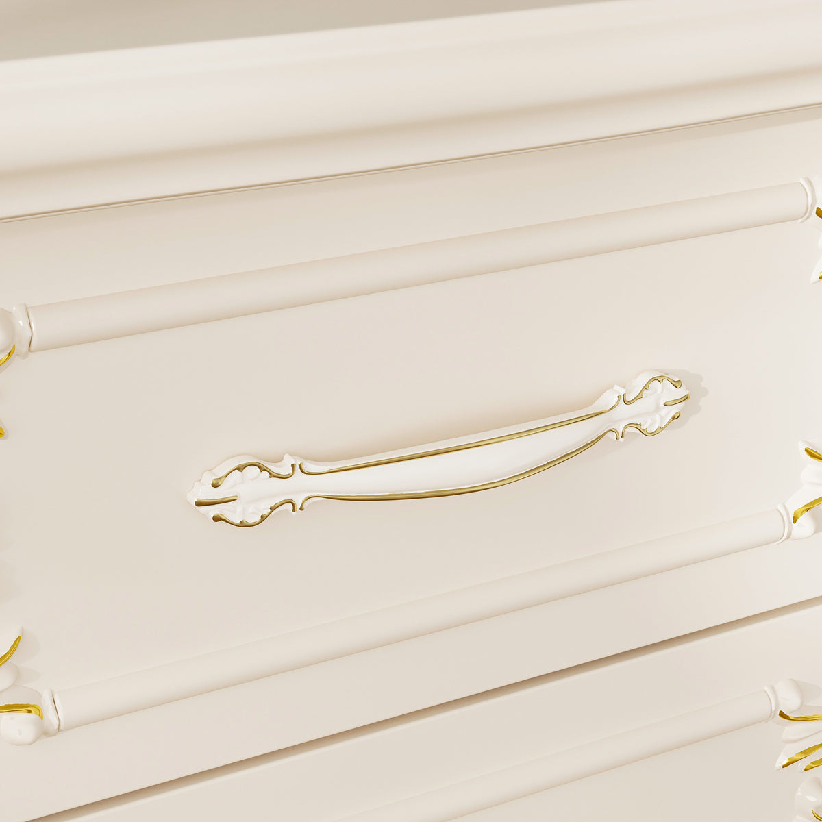 19.7 inch Elegant Nightstand with 2 Drawers