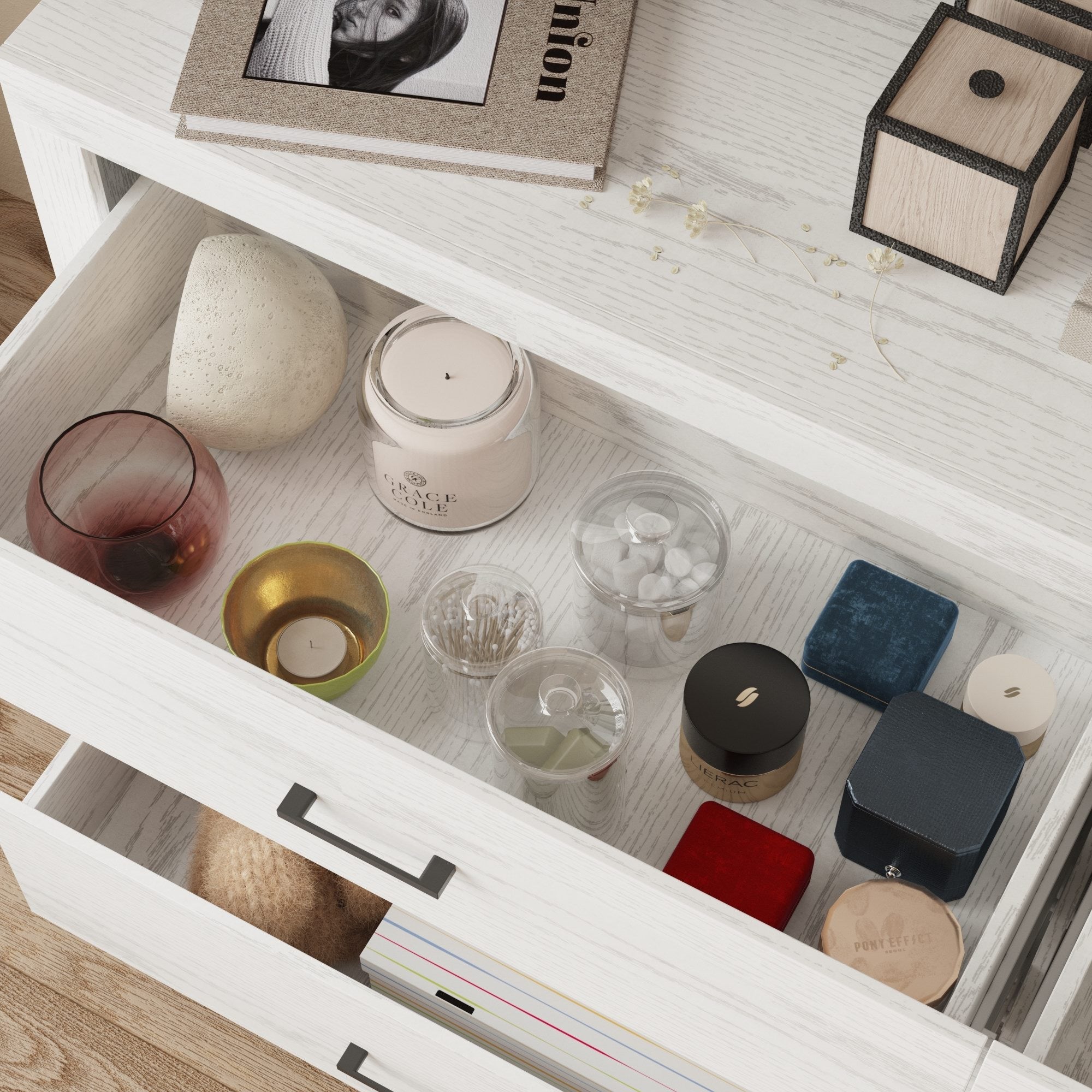 6-Drawer Dresser With Rustic Style