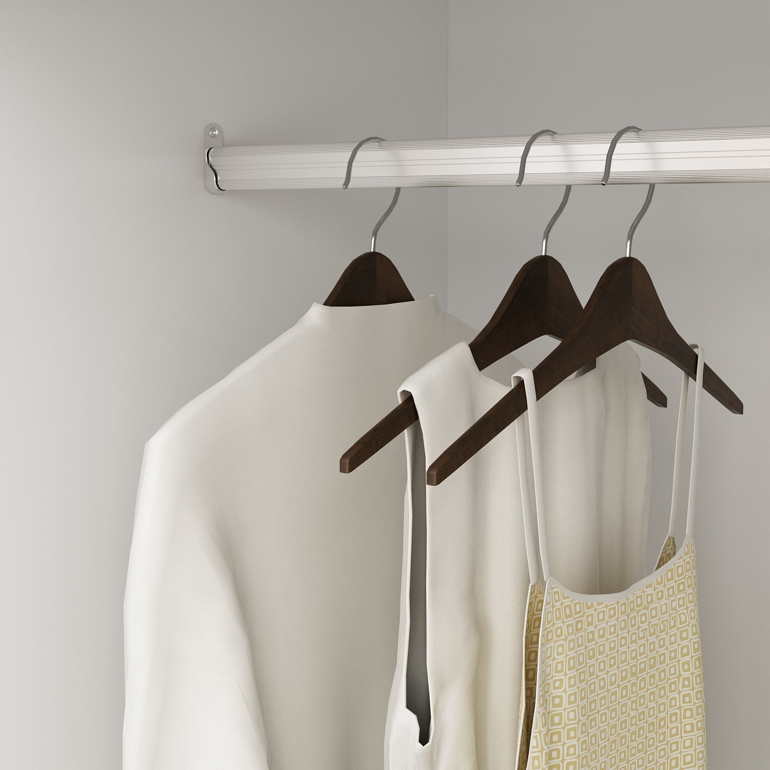 Family Cabinet Wardrobe Bedroom Armoire Home Closet 4 Doors and Drawers