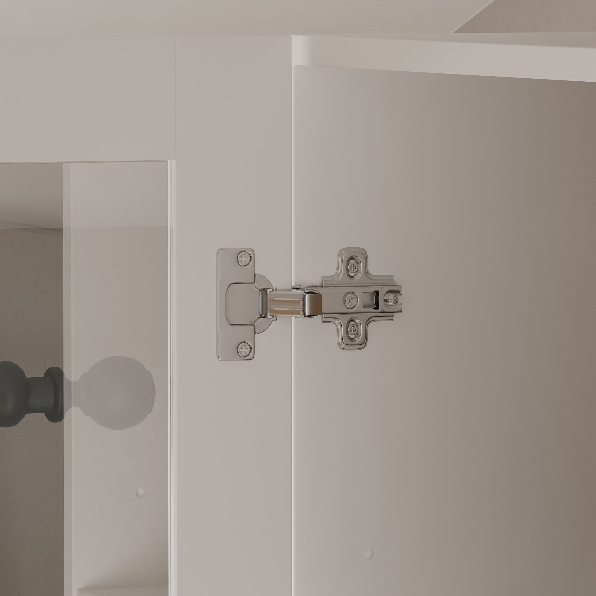 15.7'' W 5-Layer Little Bookcase With Glass Door