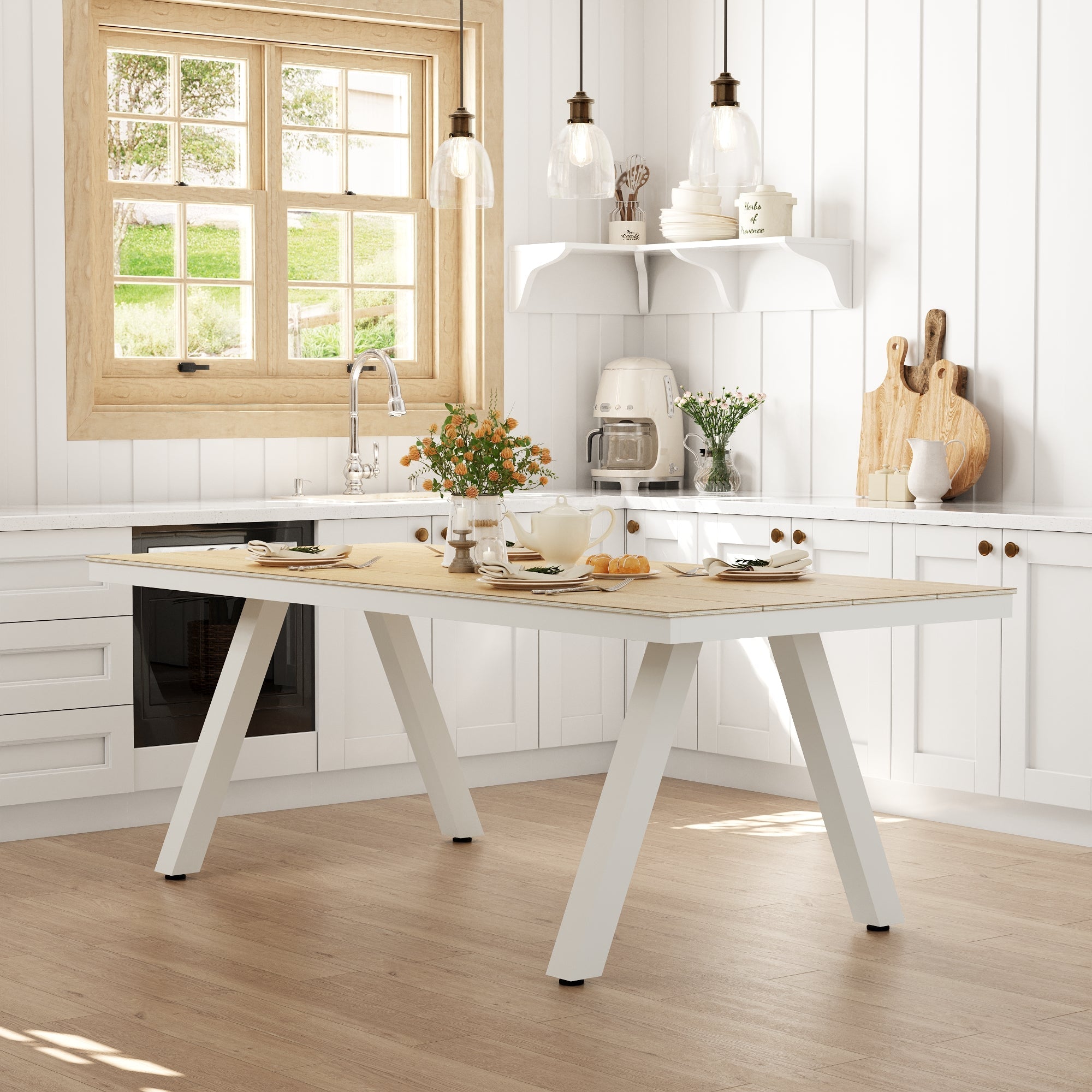 86.6”W Dining Table