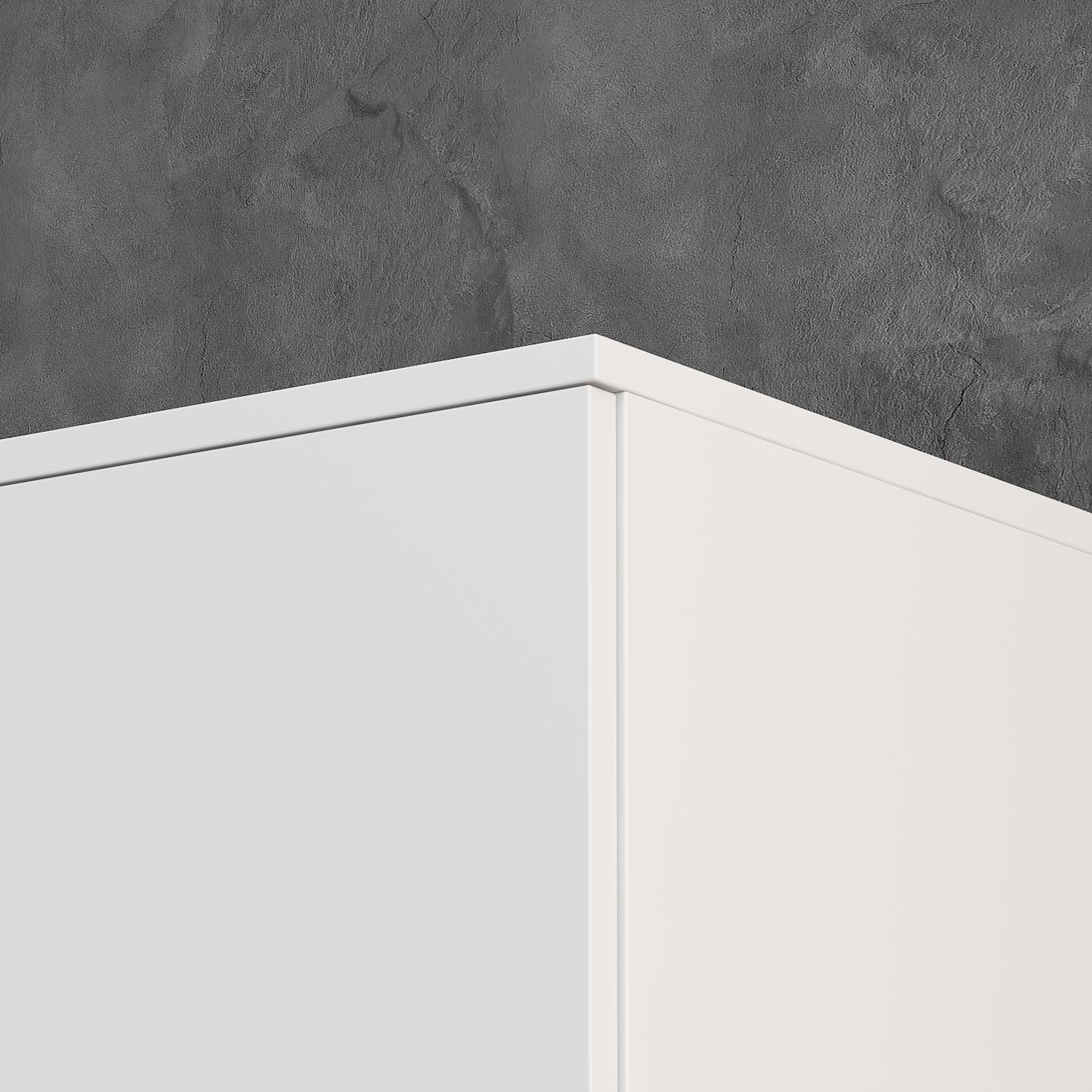 2-Door Wardrobe Cabinet with 1 Drawer Armoire for Bedroom Storage