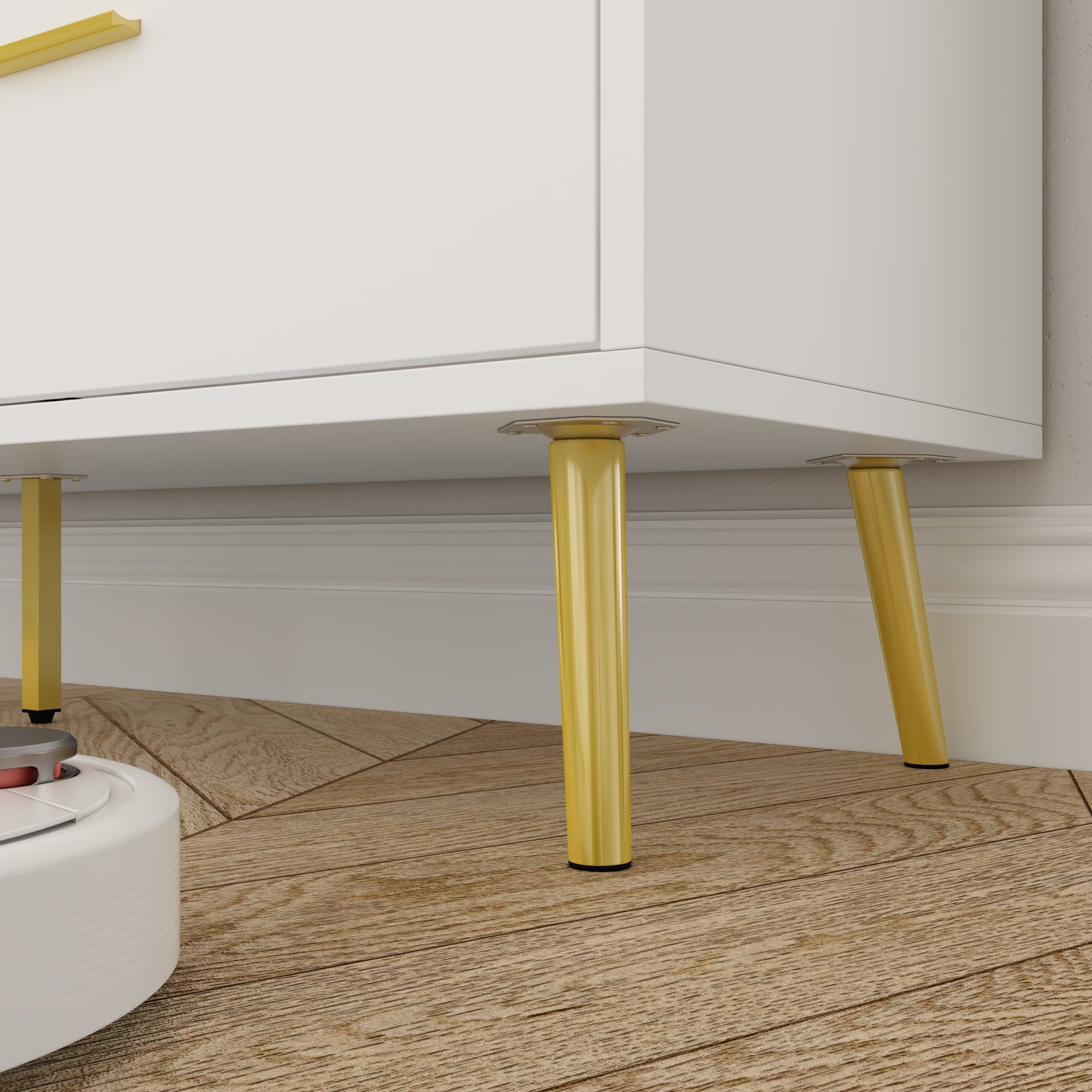 Modern Sideboard Double Dresser with 6 Drawers