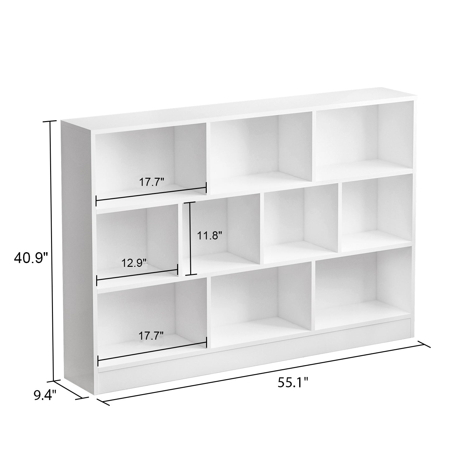 55.1'' W Cube Bookcase