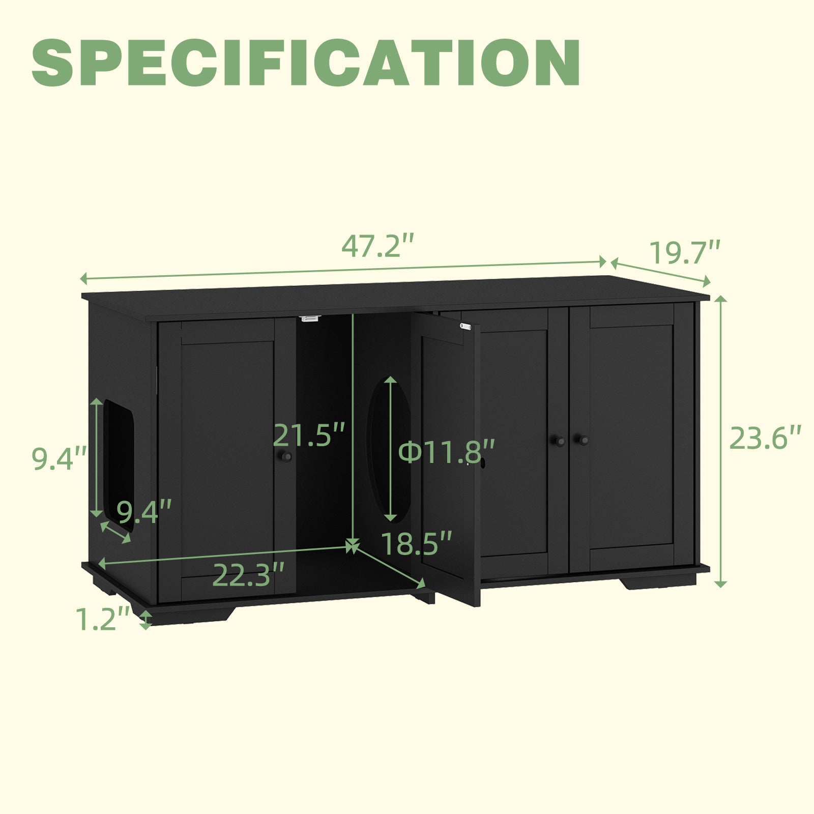 Cat Litter Box Enclosure
