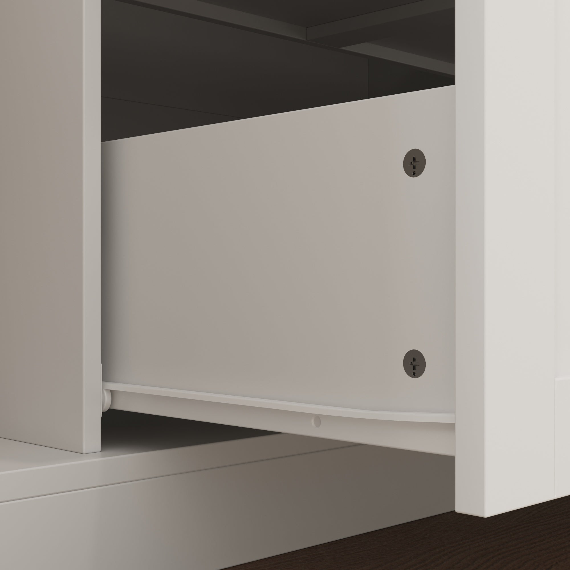 Modern Wardrobe With 3-Color-Lights And Tempered Glass Door