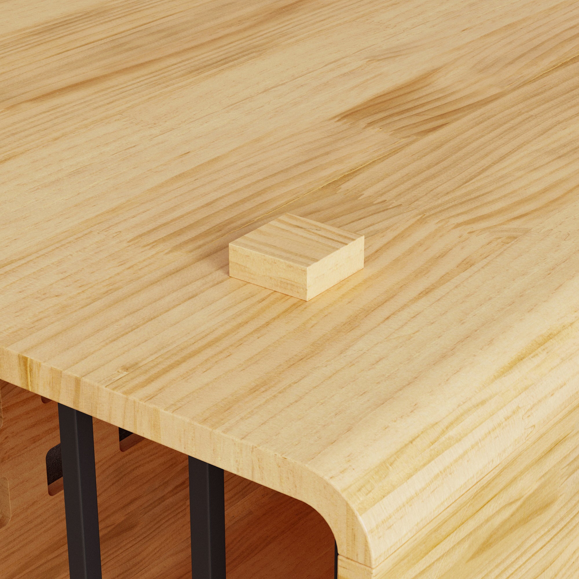 Large Solid Pine Wood Dog Crate With Stainless Steel Latch And Ventilation