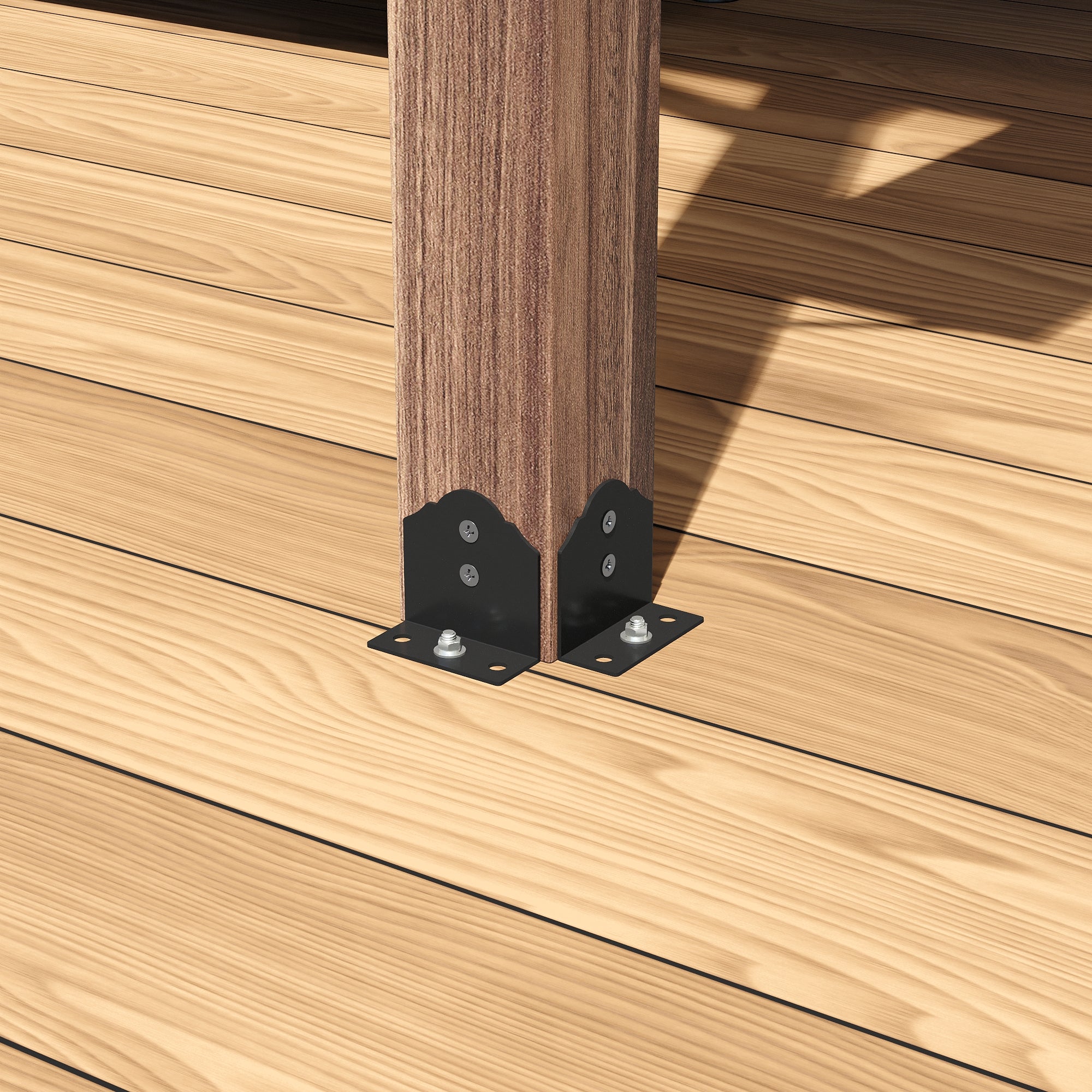 Cedar Wood Grill Gazebo Hardtop Roof With Side Tables For Patio BBQ Shelter